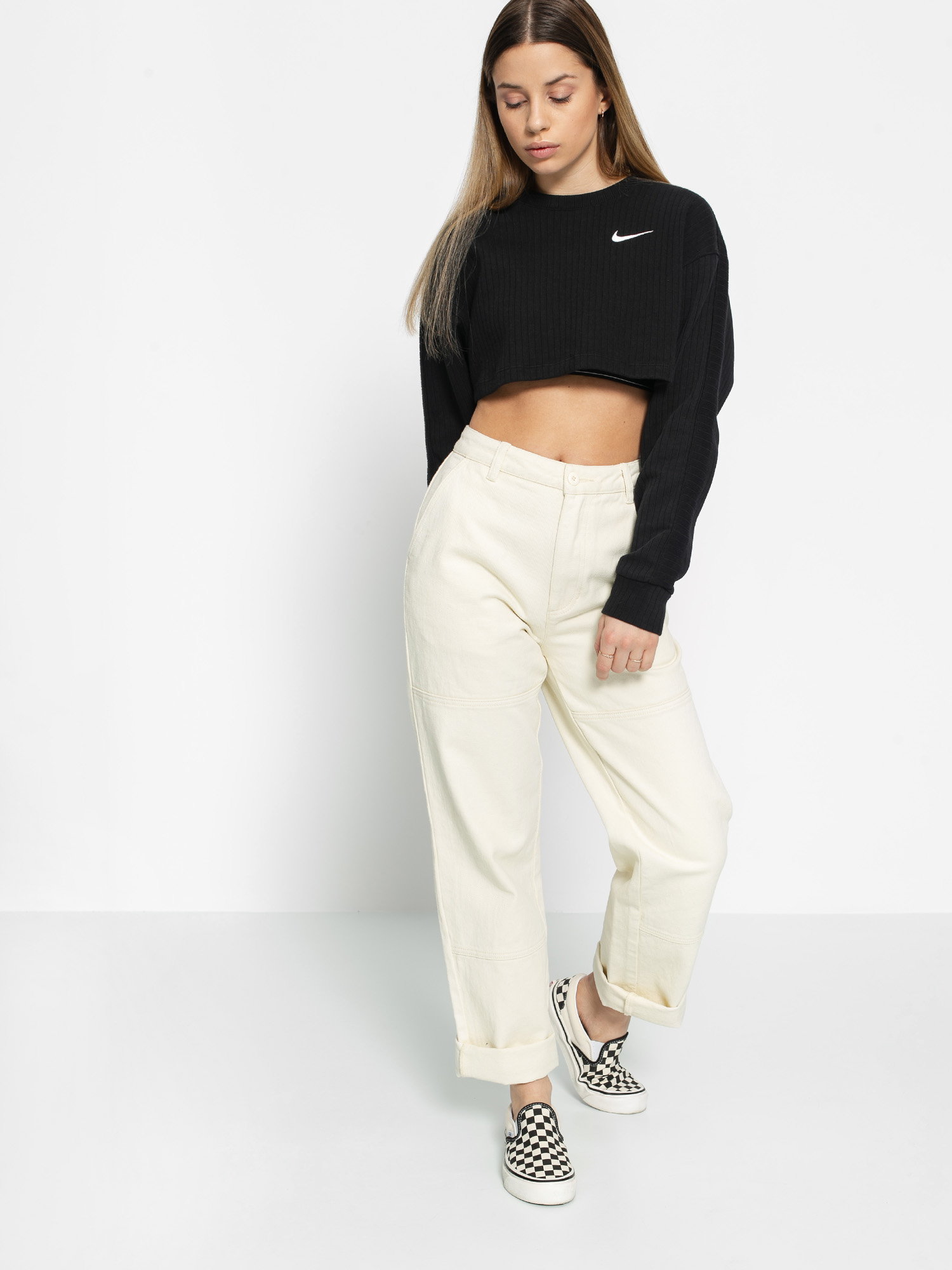 Bluza Nike Mtrl Ssnl Top Wmn (black/white)