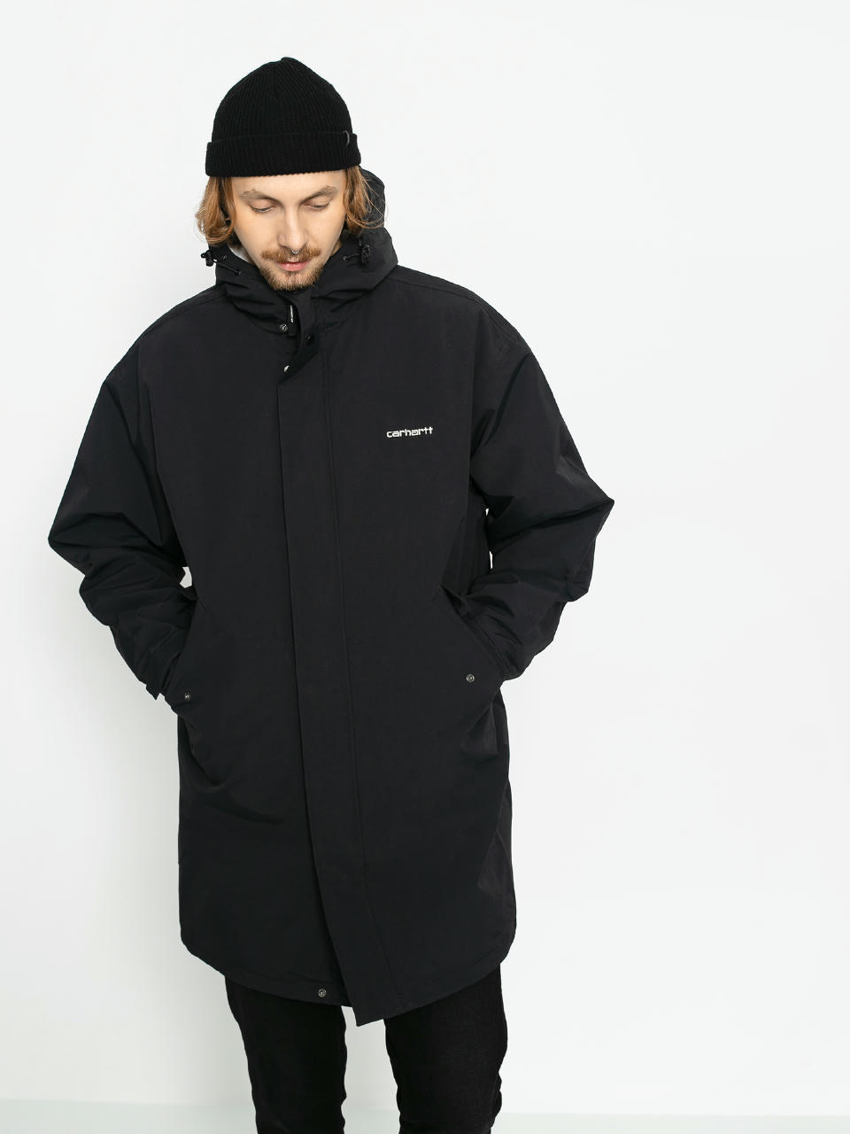 Kurtka Carhartt WIP Ashby Parka (black/wax)