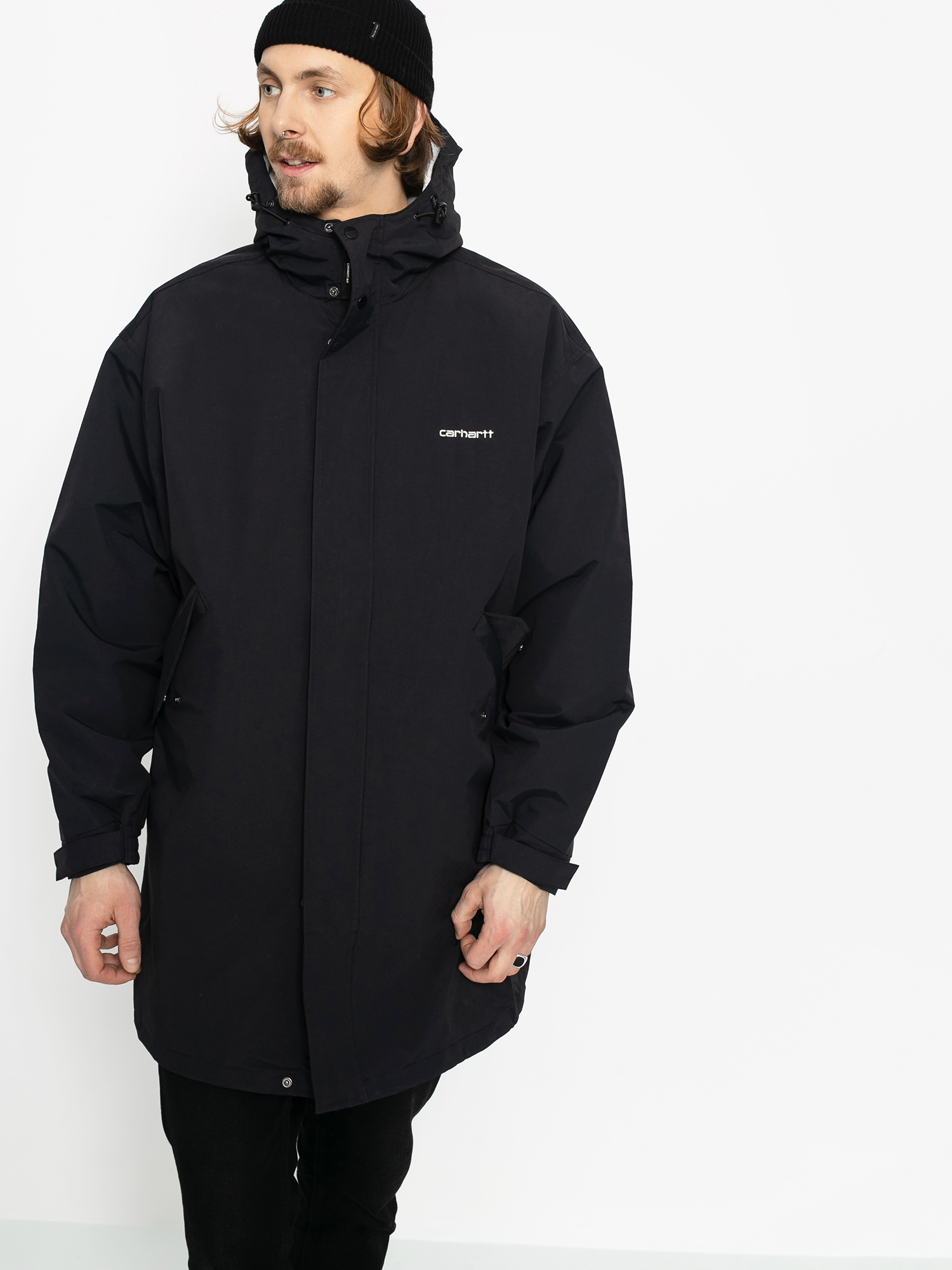 Kurtka Carhartt WIP Ashby Parka (black/wax)