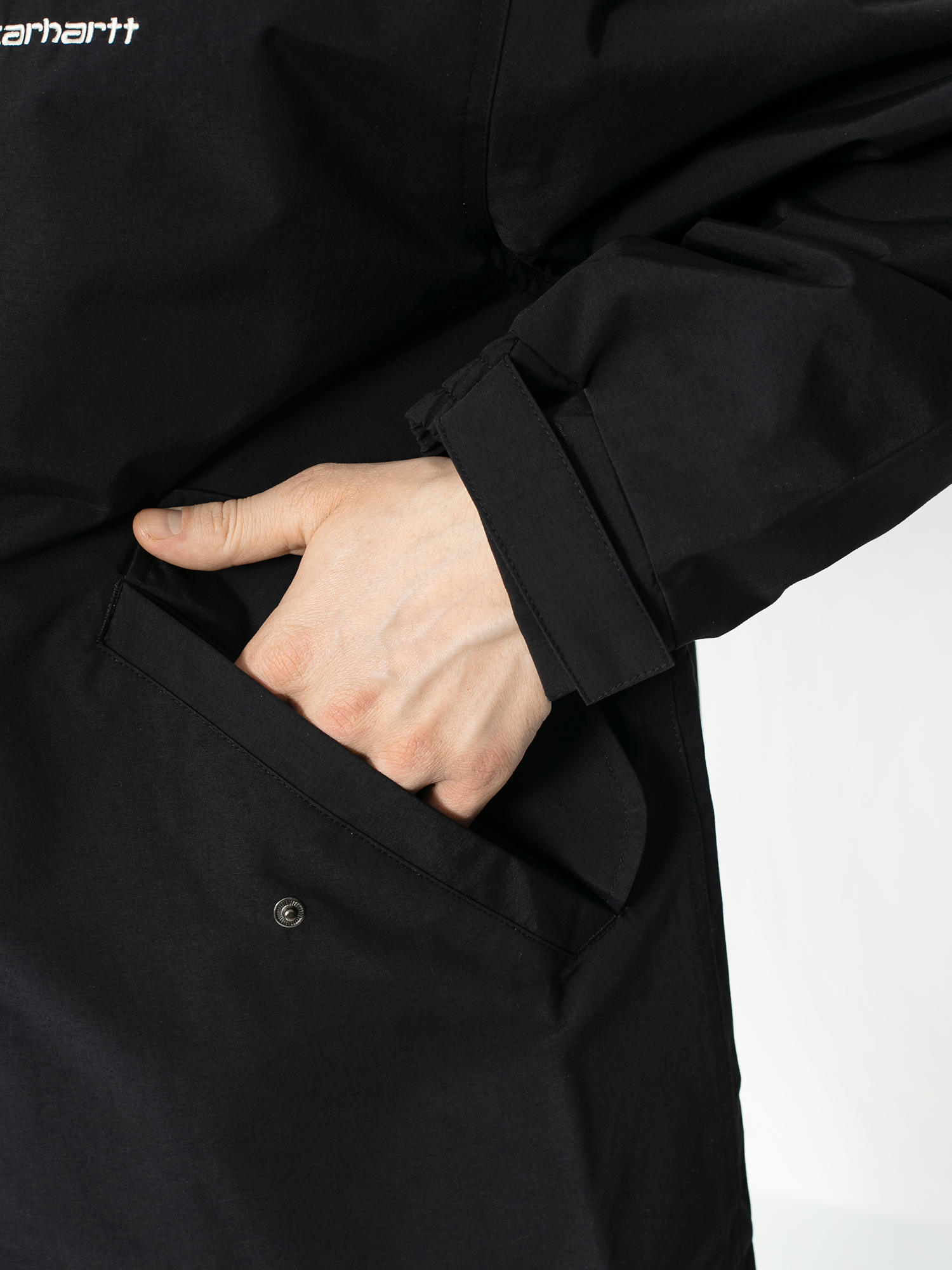 Kurtka Carhartt WIP Ashby Parka (black/wax)