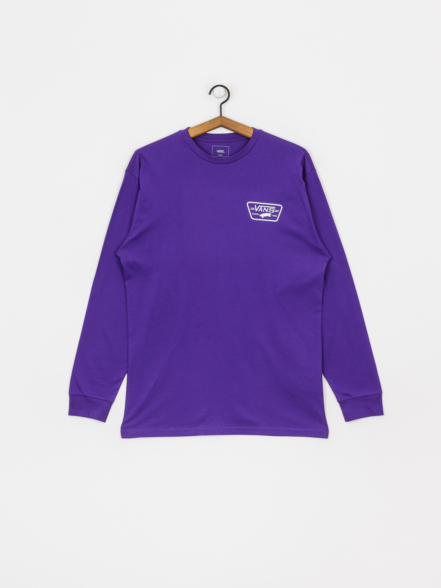Longsleeve Vans Full Patch Back (heliotrope/white)