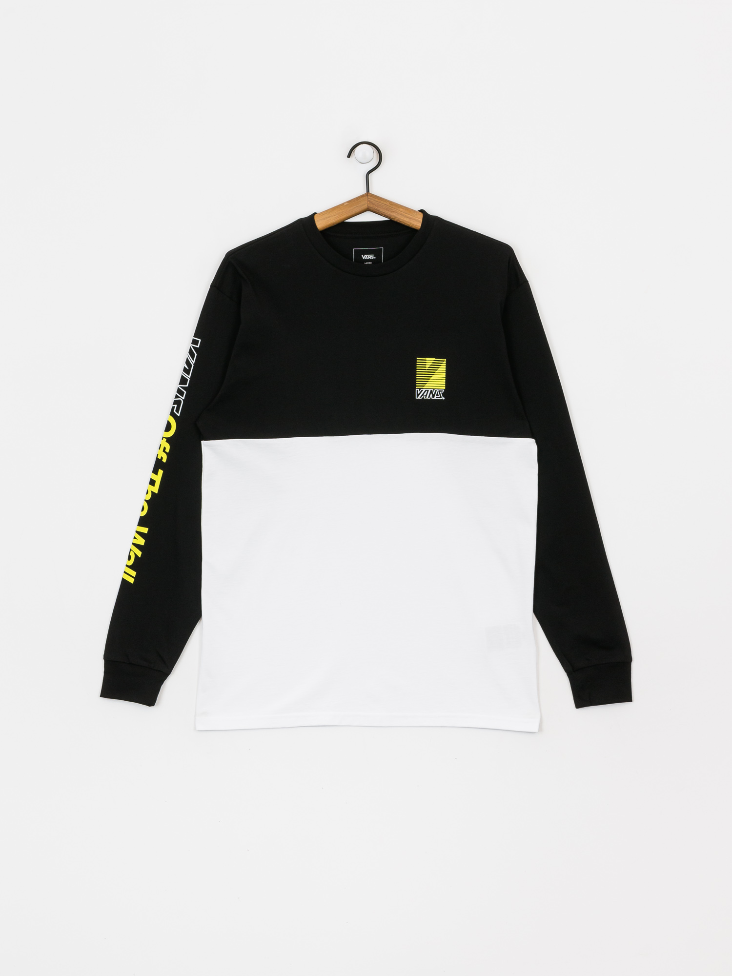 Longsleeve Vans Retro Sport Colorblock (white/black)