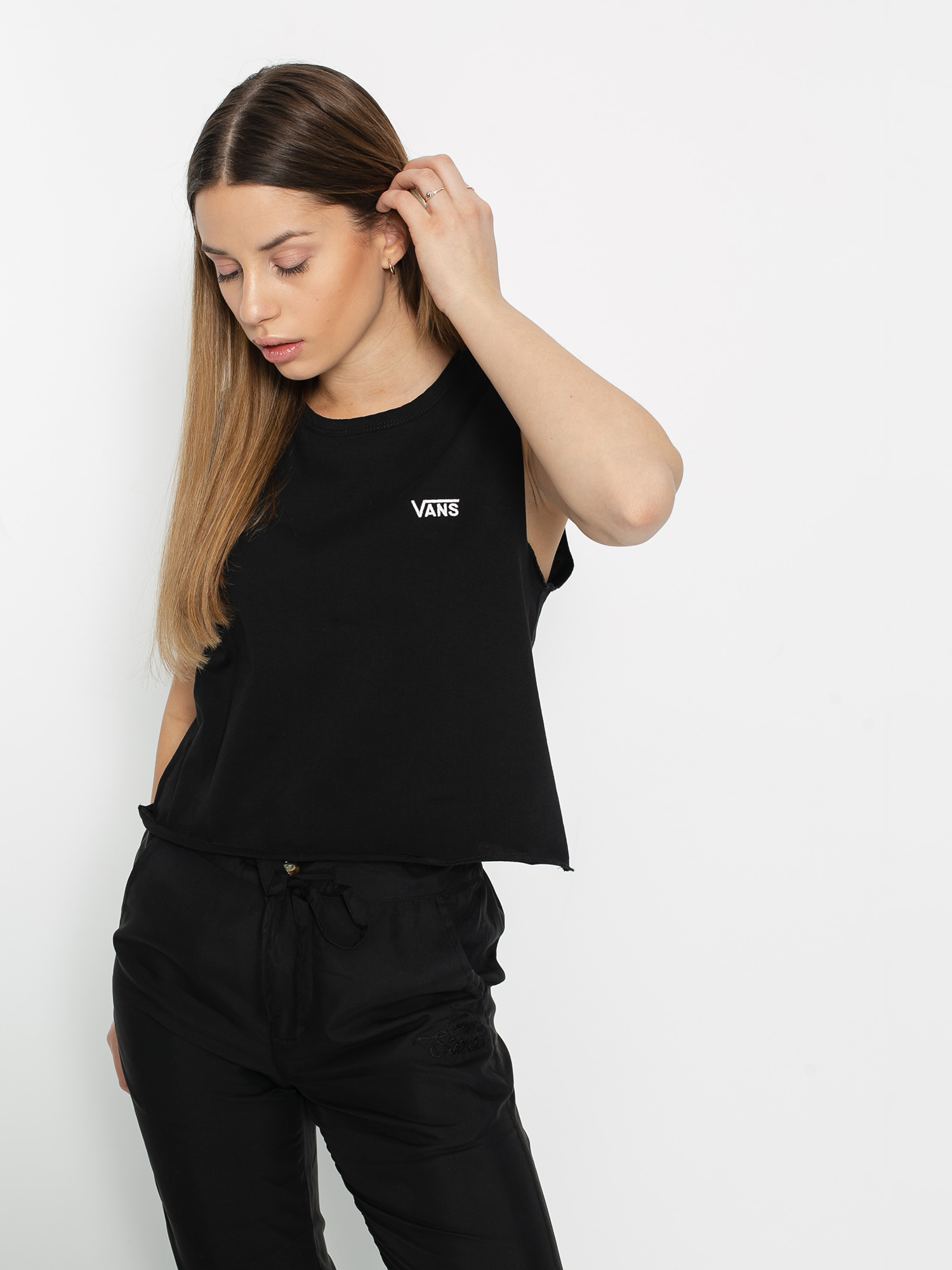 Koszulka Vans Junior V Muscle Wmn (black)