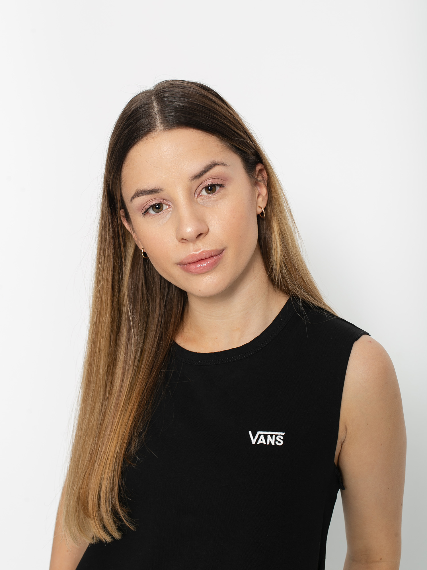 Koszulka Vans Junior V Muscle Wmn (black)