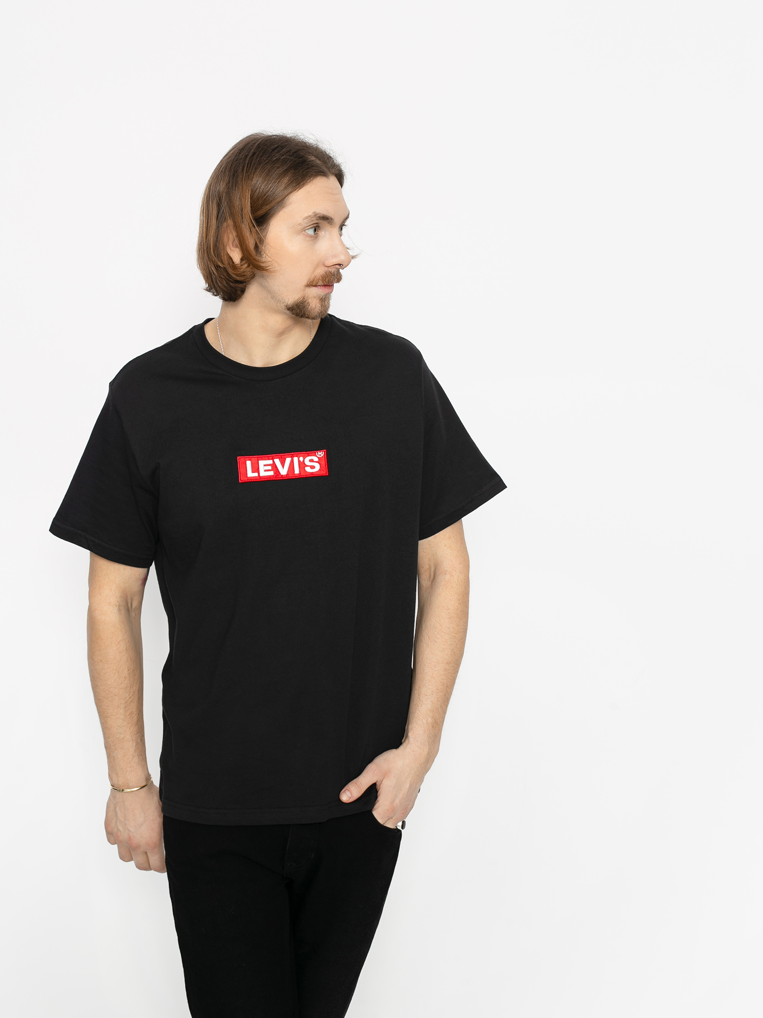 T-shirt Levi's® Relaxed Graphic  Box Tab (black)