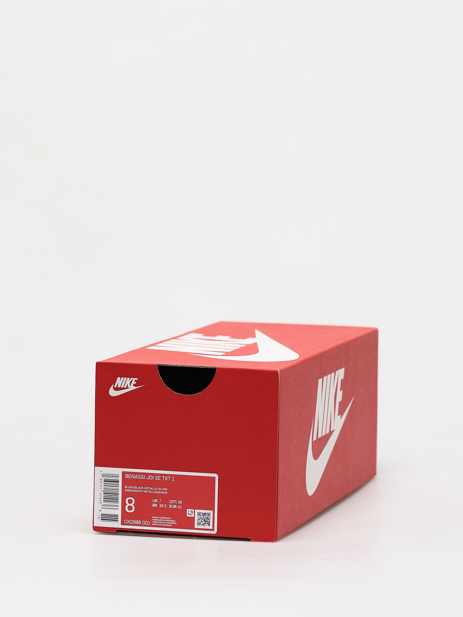 Klapki Nike Benassi Jdi Se Txt 1 (black/black metallic silver)