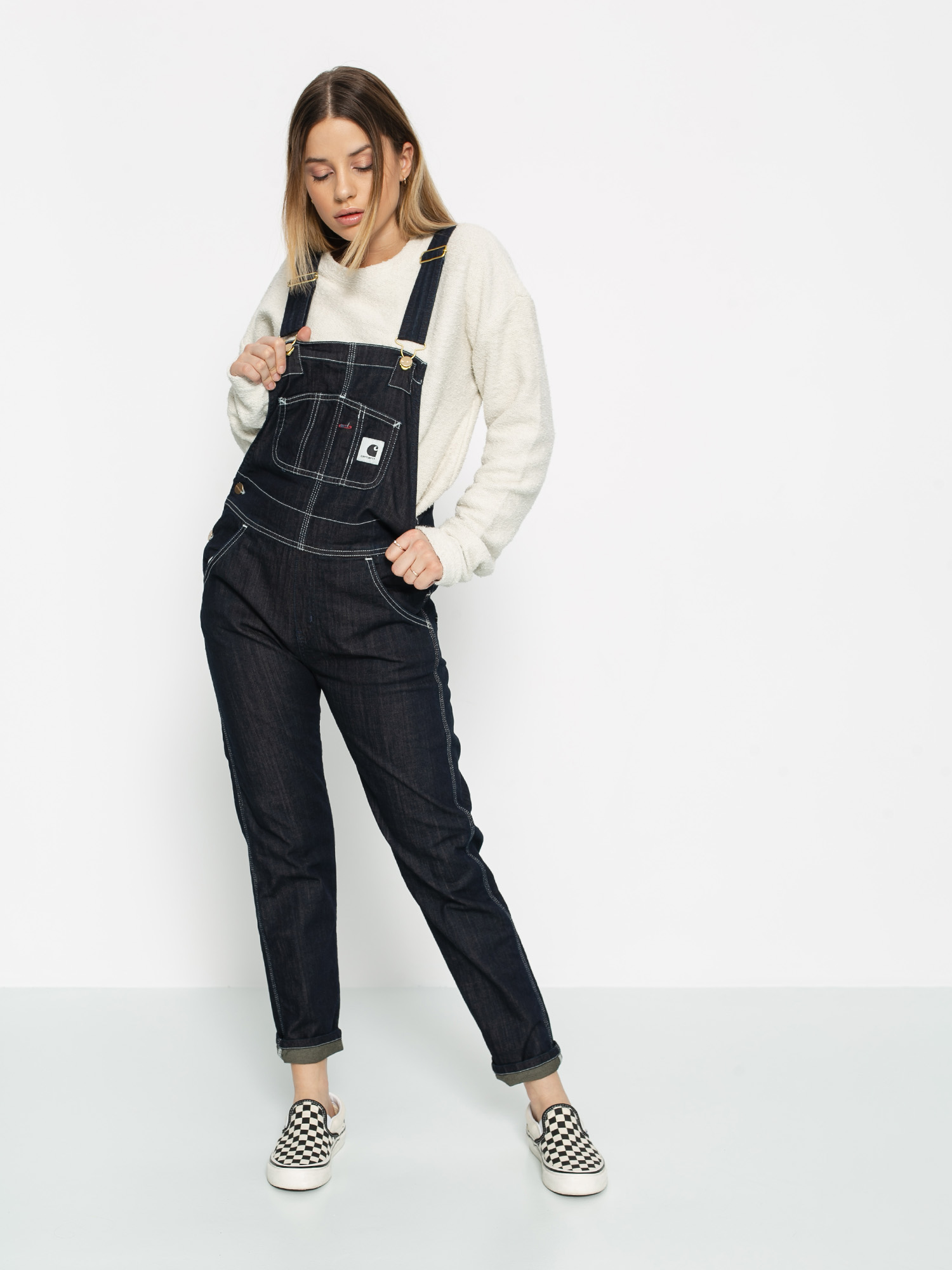 Spodnie Carhartt WIP Bib Overall Wmn (blue)