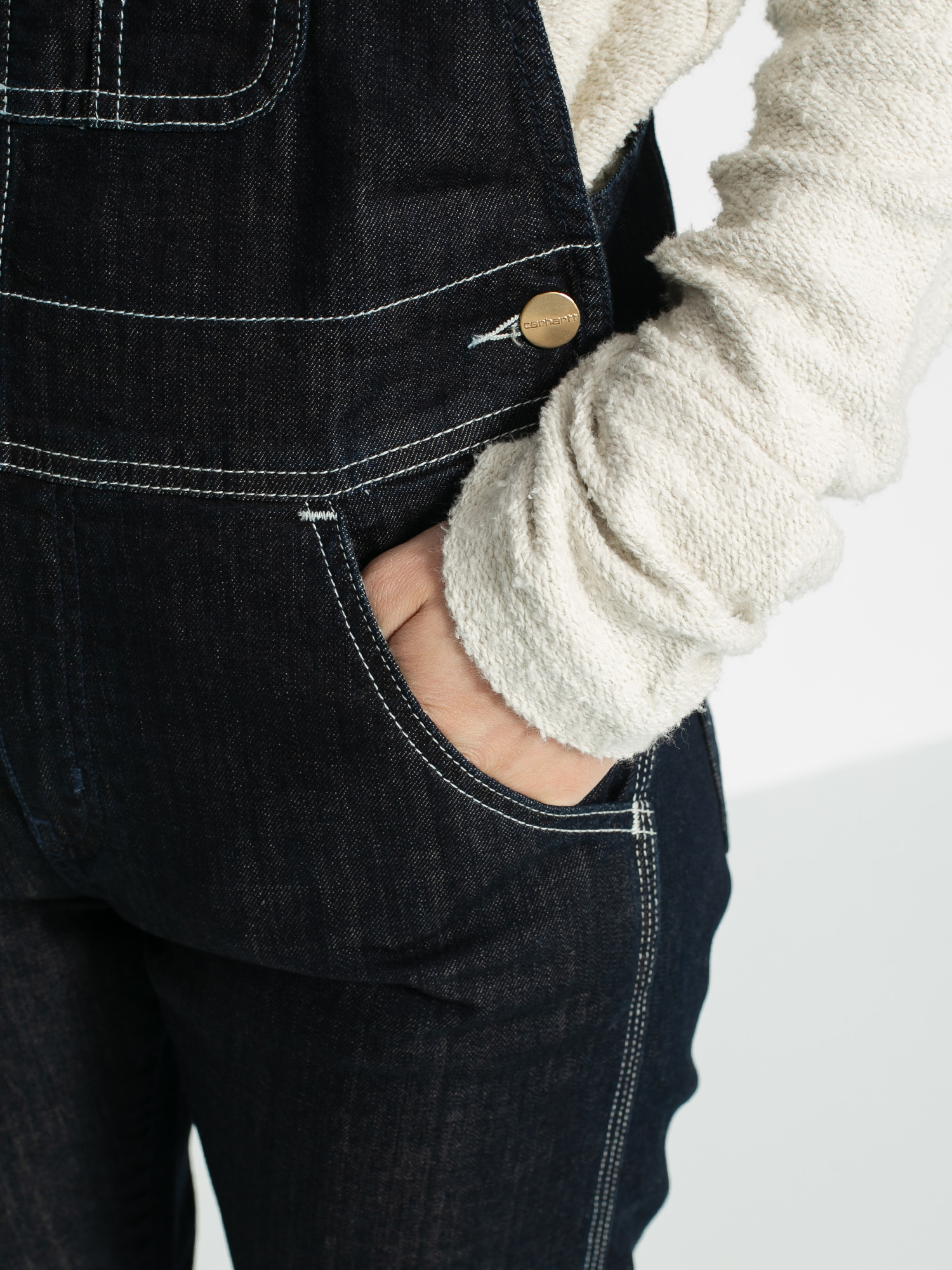 Spodnie Carhartt WIP Bib Overall Wmn (blue)