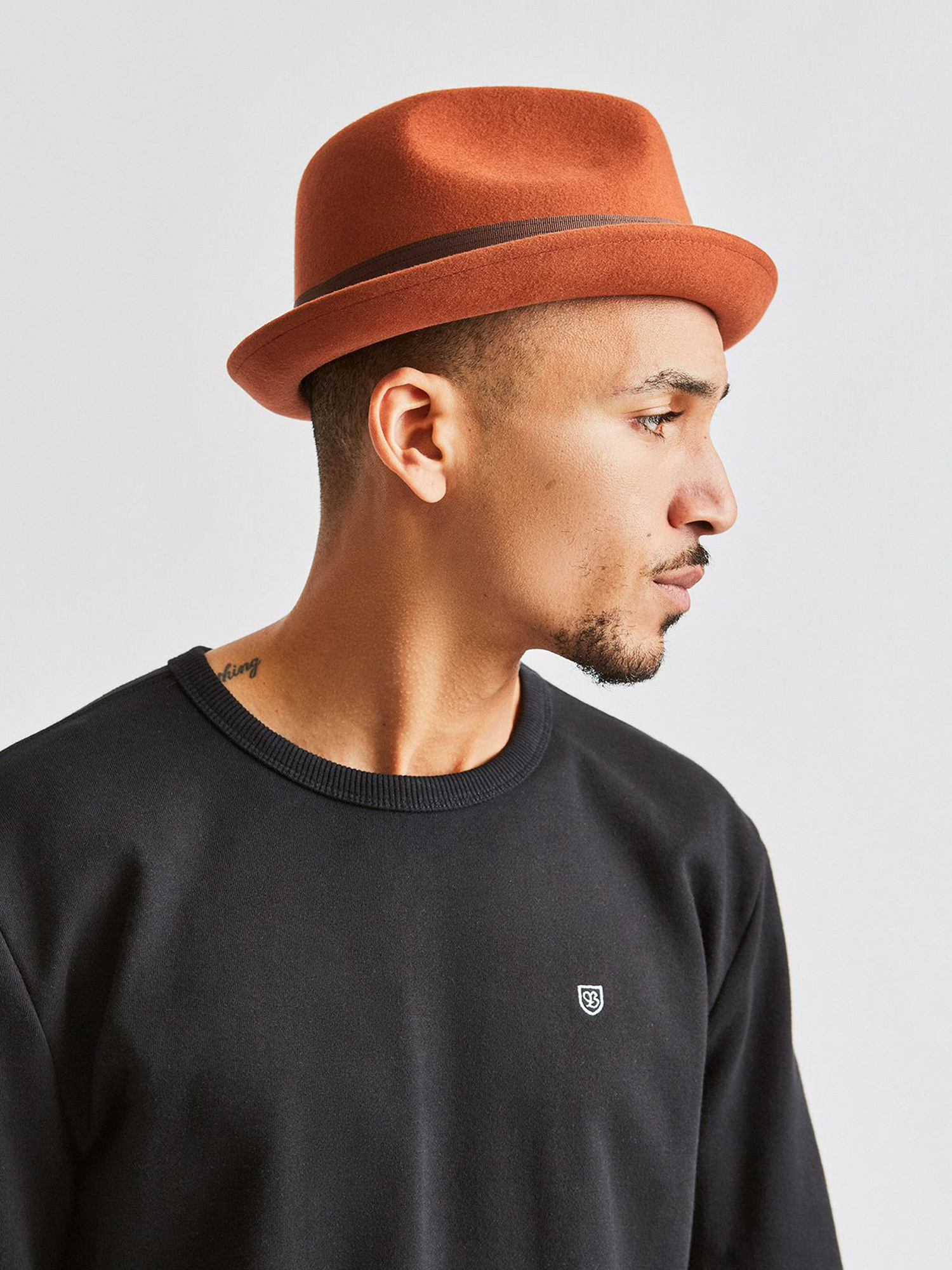 Kapelusz Brixton Gain Fedora (rust)