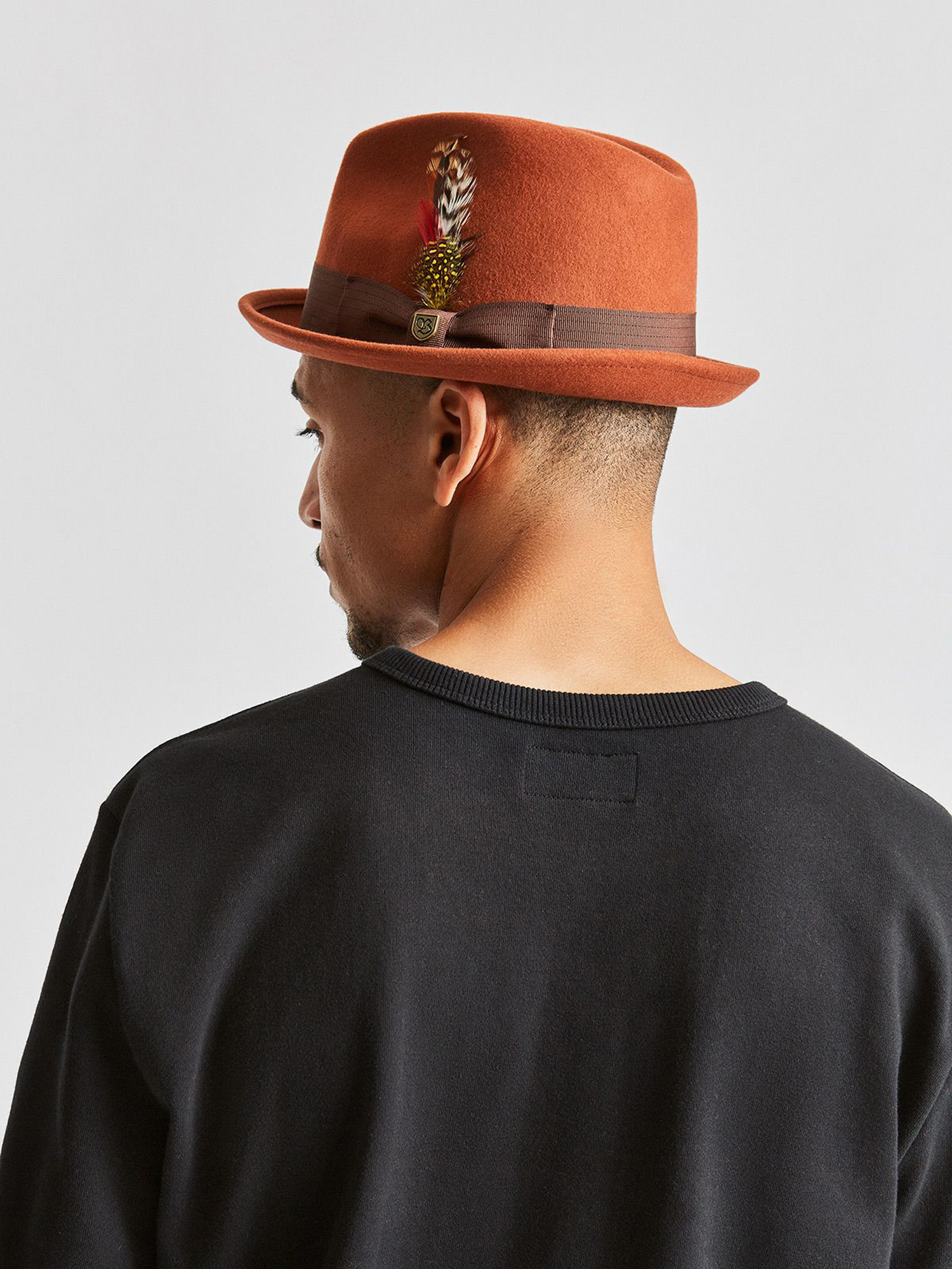 Kapelusz Brixton Gain Fedora (rust)