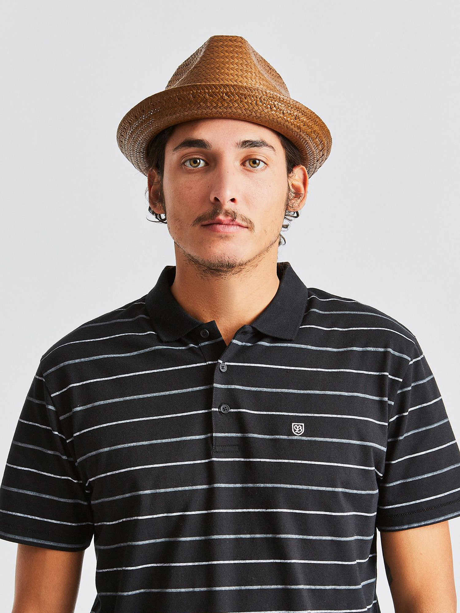 Kapelusz Brixton Castor Fedora (sepia/brown)