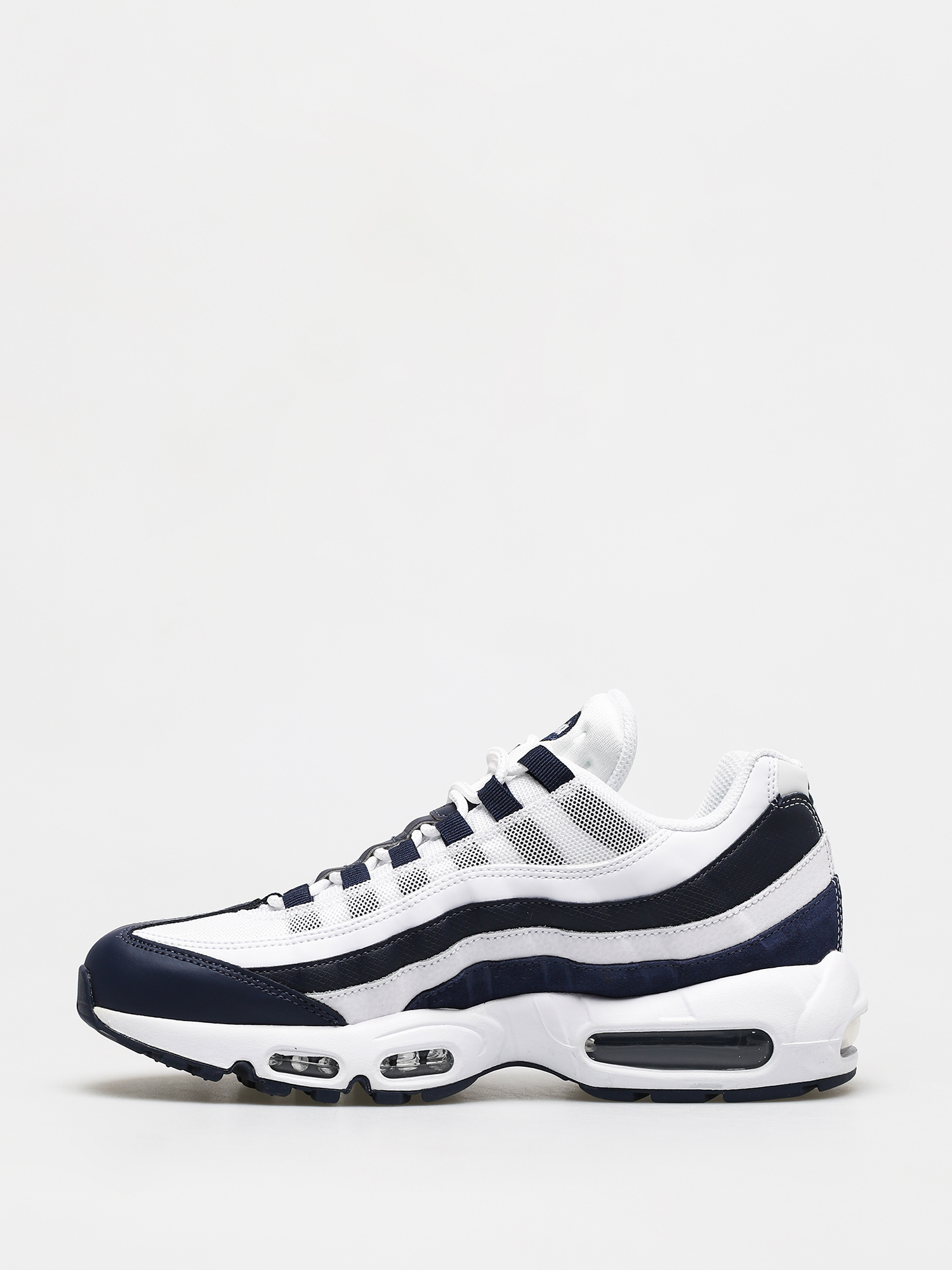 Nike air max 95 essential shop trainer midnight navy / white