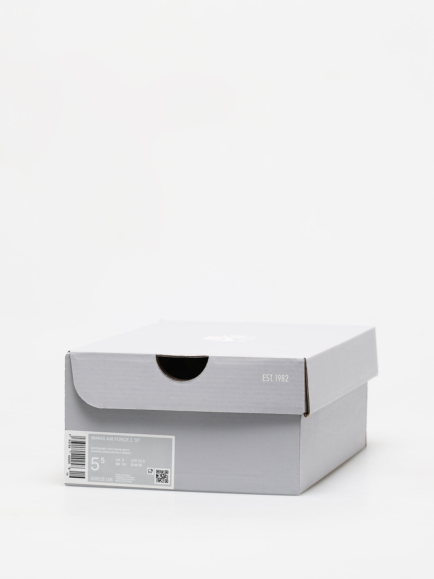 Buty Nike Air Force 1 07 Wmn (white/barely volt white white)