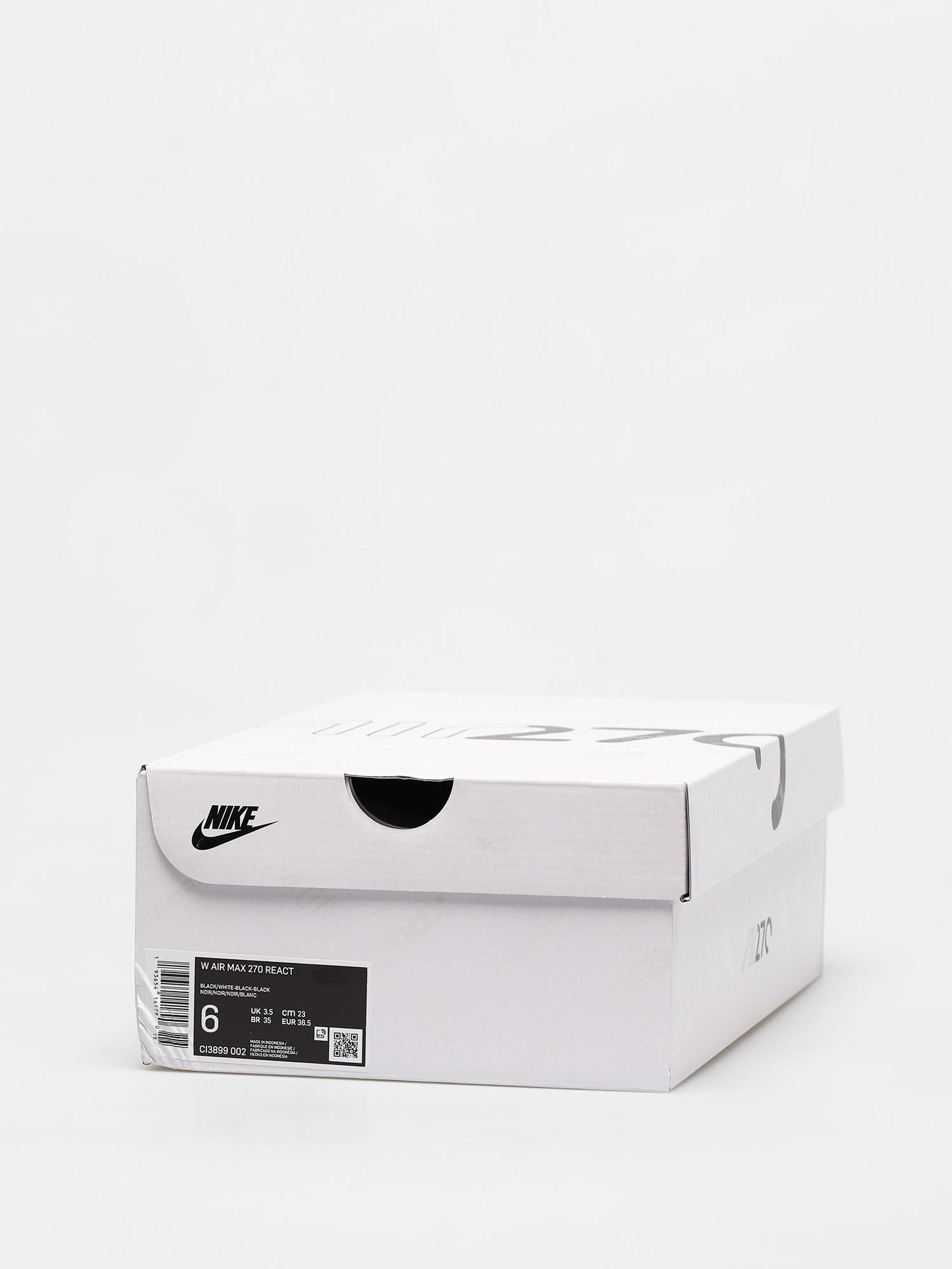 Buty Nike Air Max 270 React Wmn (black/white black black)