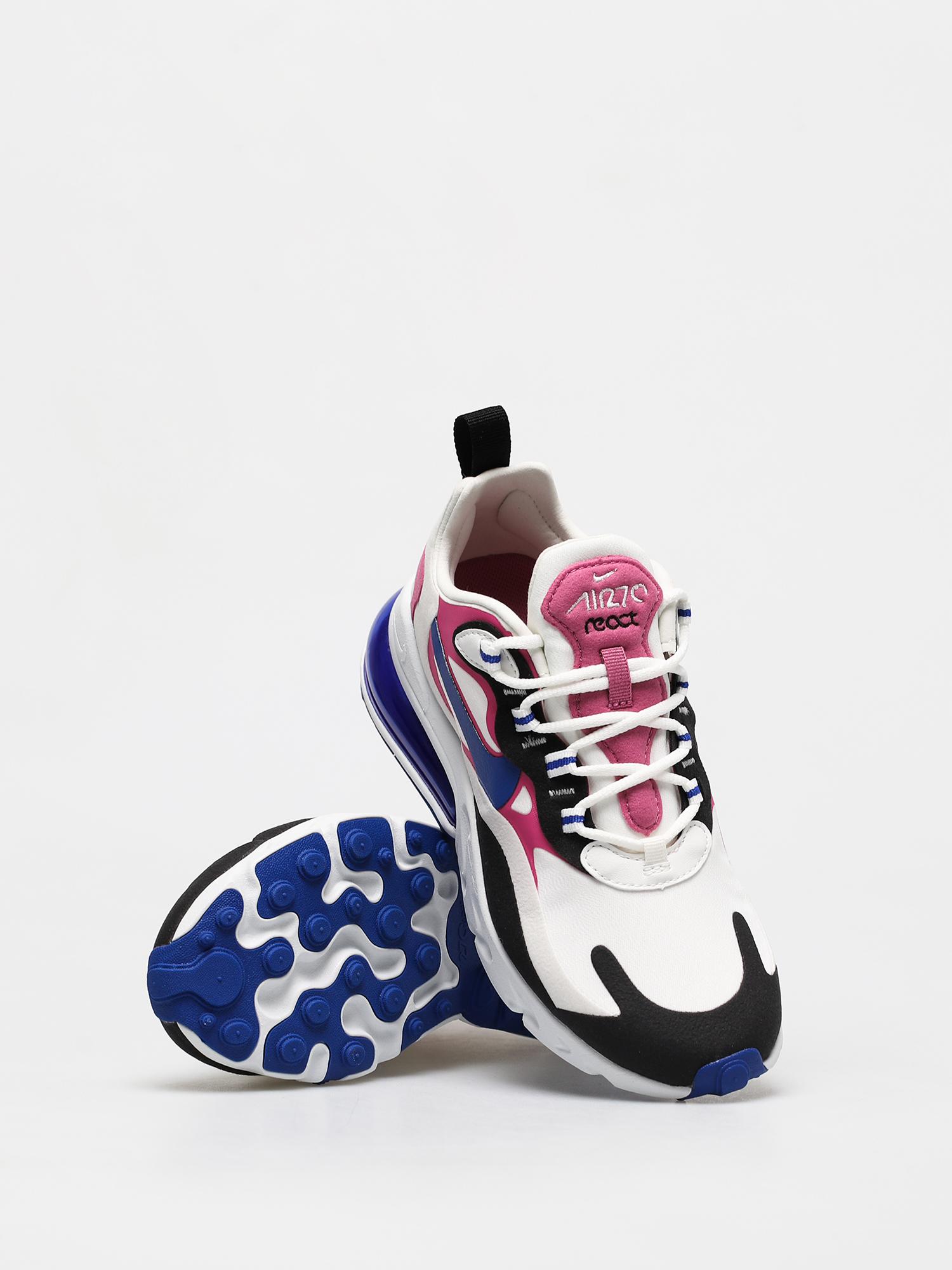 Buty Nike Air Max 270 React Wmn (summit white/hyper blue cosmic fuchsia)