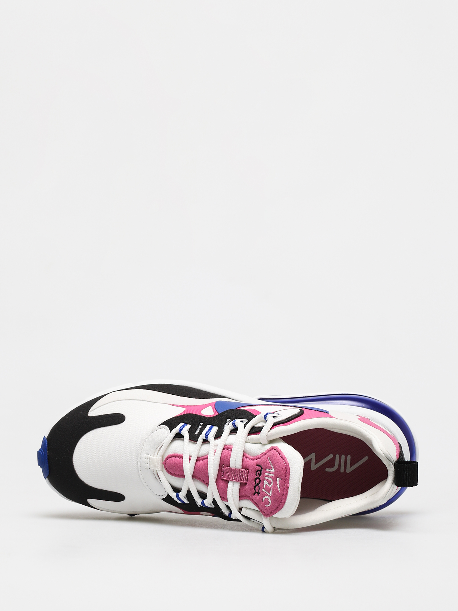 Buty Nike Air Max 270 React Wmn (summit white/hyper blue cosmic fuchsia)