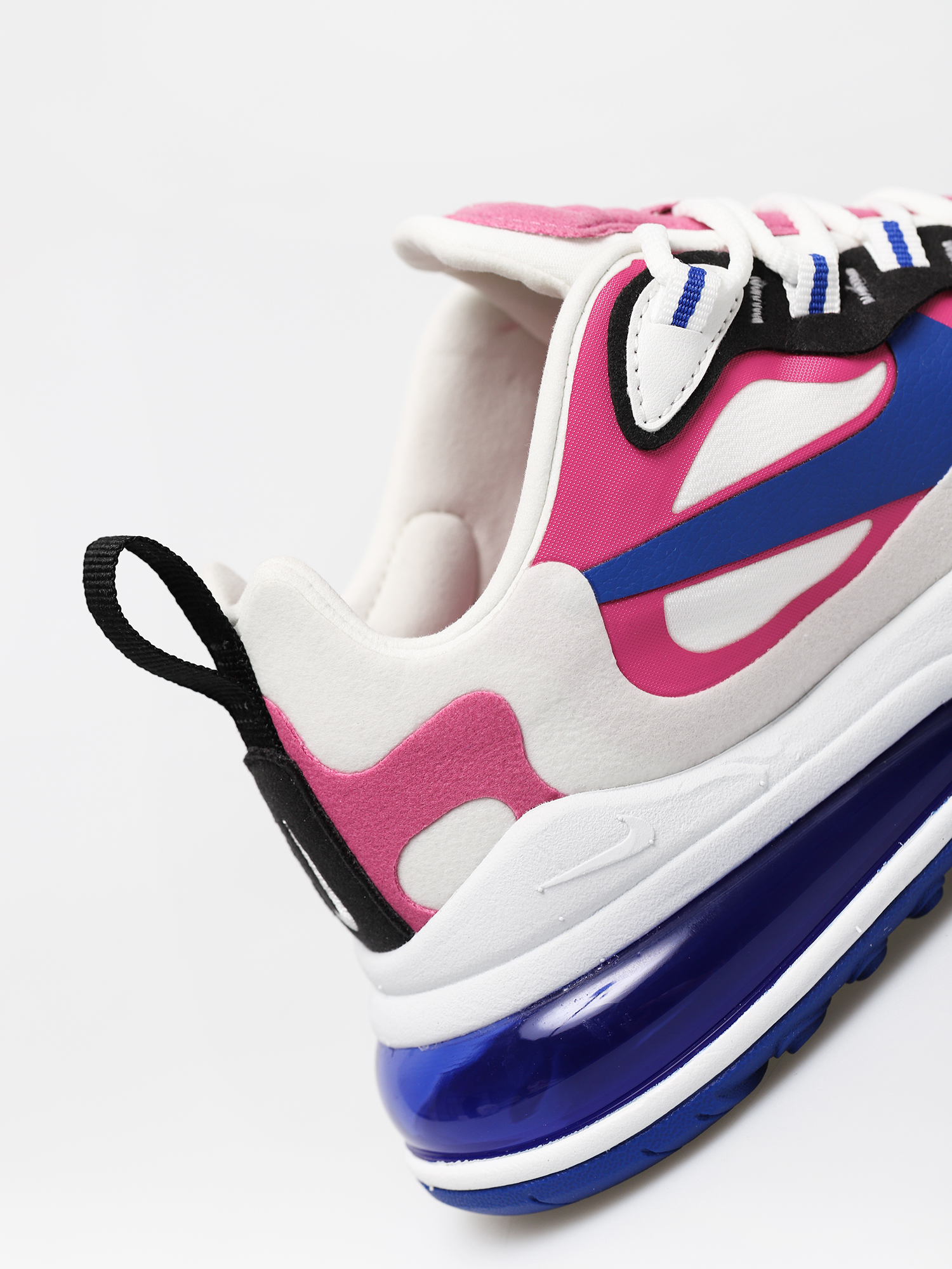 Buty Nike Air Max 270 React Wmn (summit white/hyper blue cosmic fuchsia)