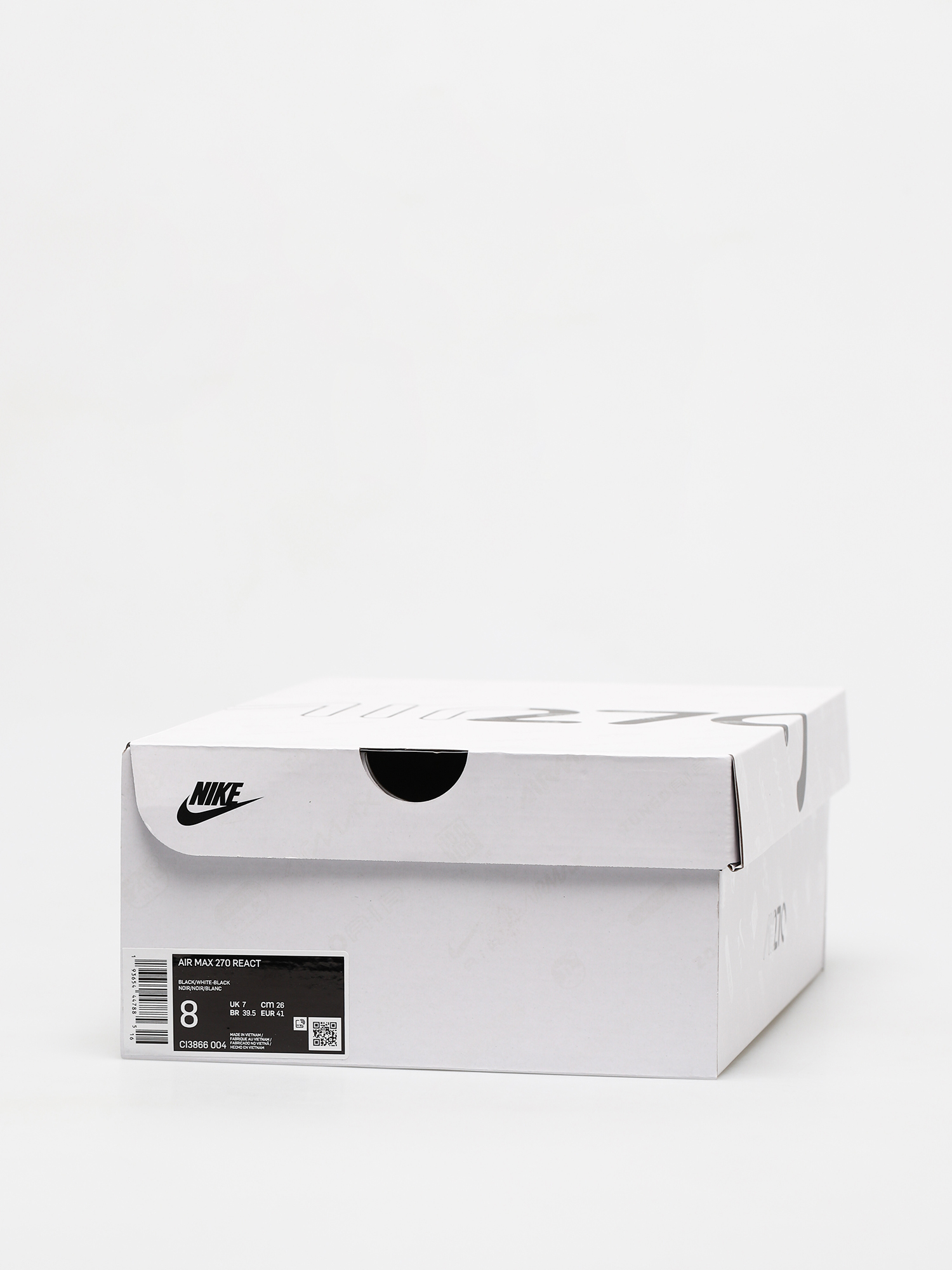 Buty Nike Air Max 270 React (black/white black)