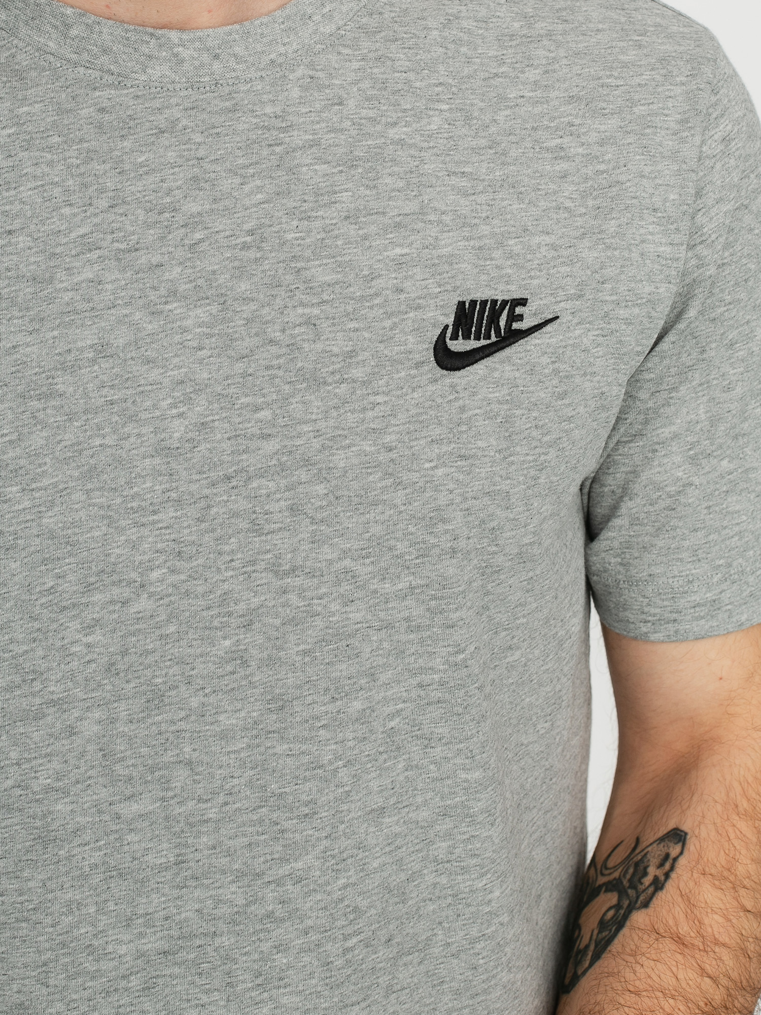 T-shirt Nike Sportswear (dk grey heather/black)