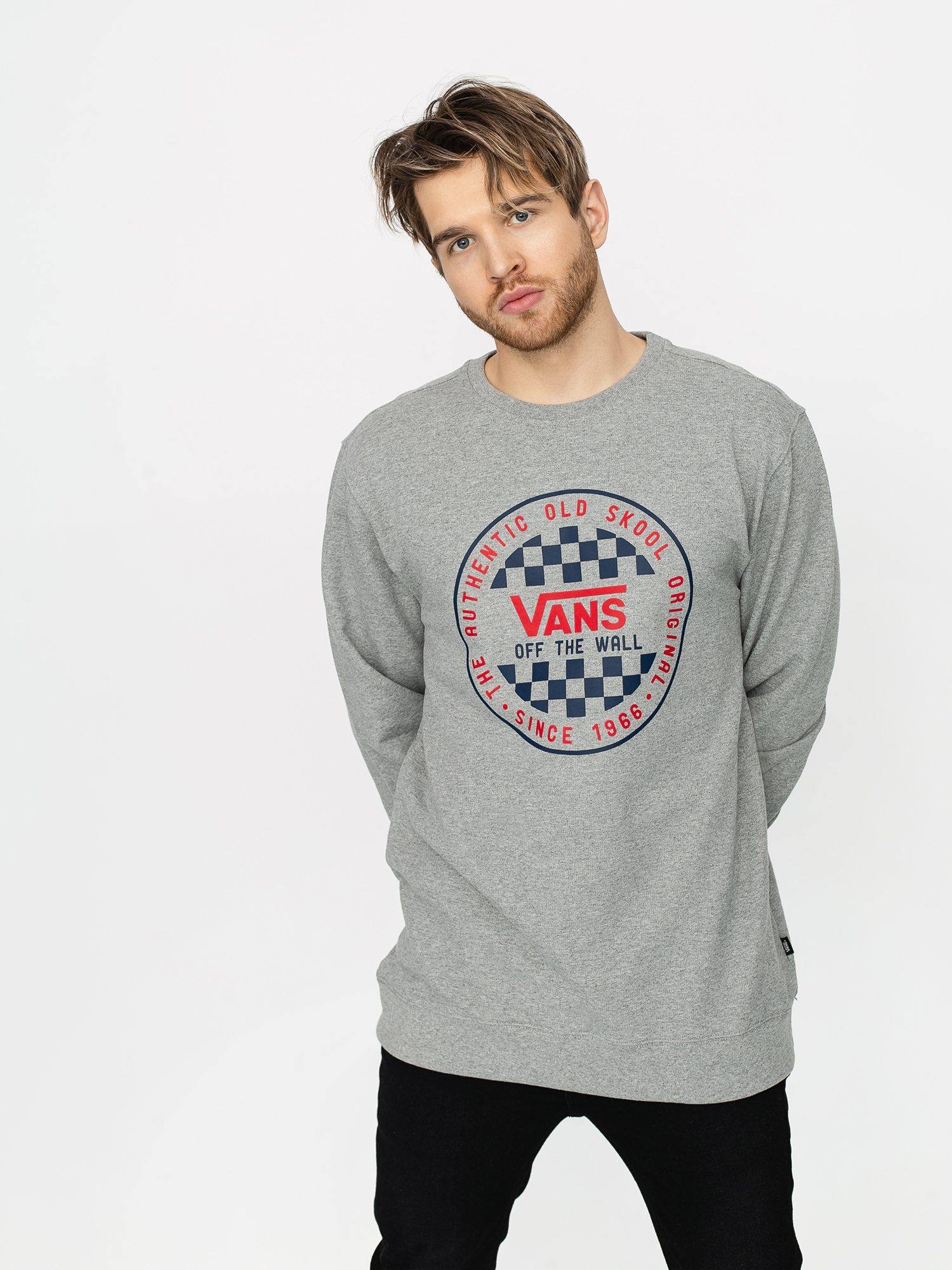 Bluza Vans Og Checker (cement heather)