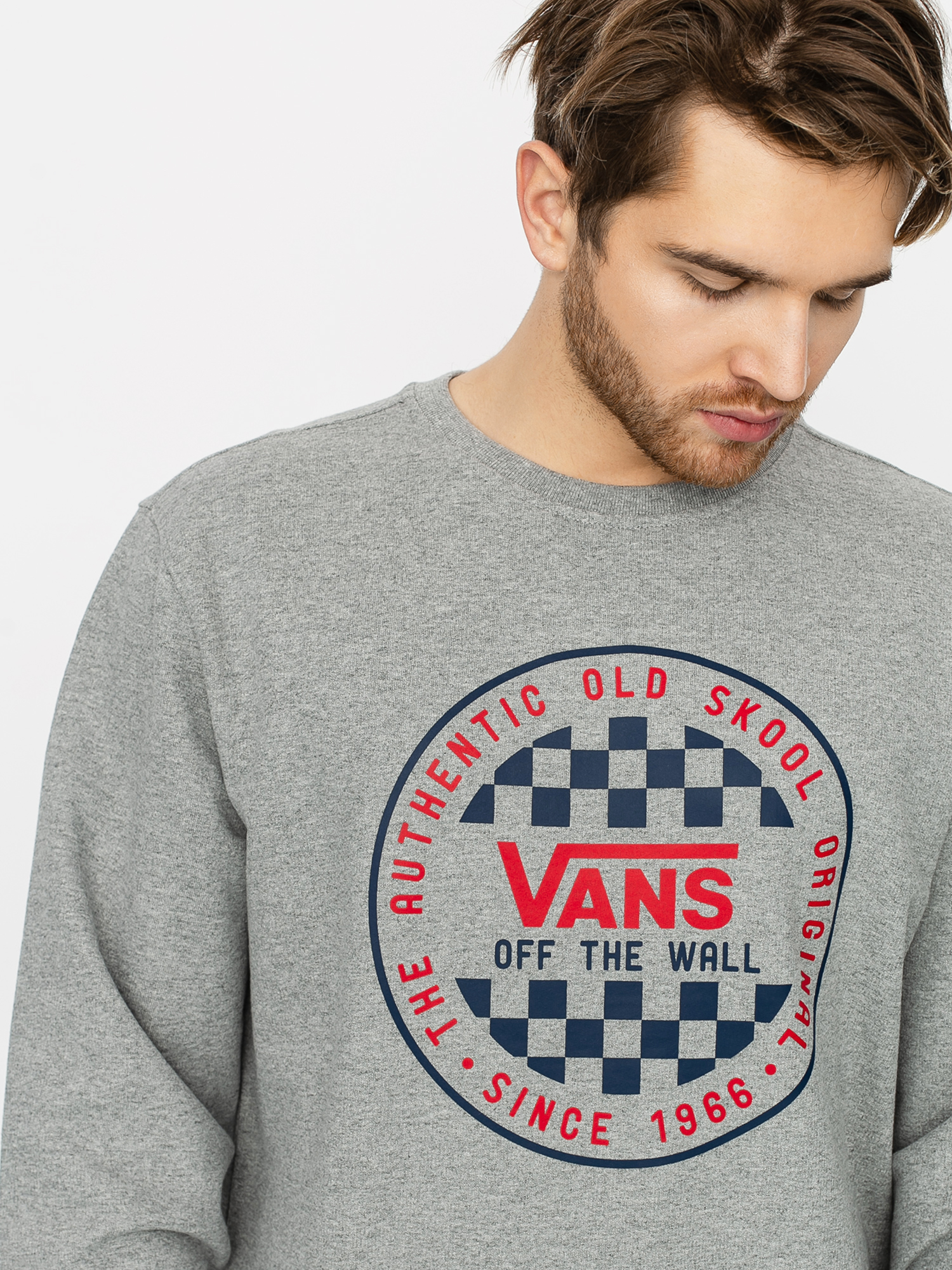 Bluza Vans Og Checker (cement heather)