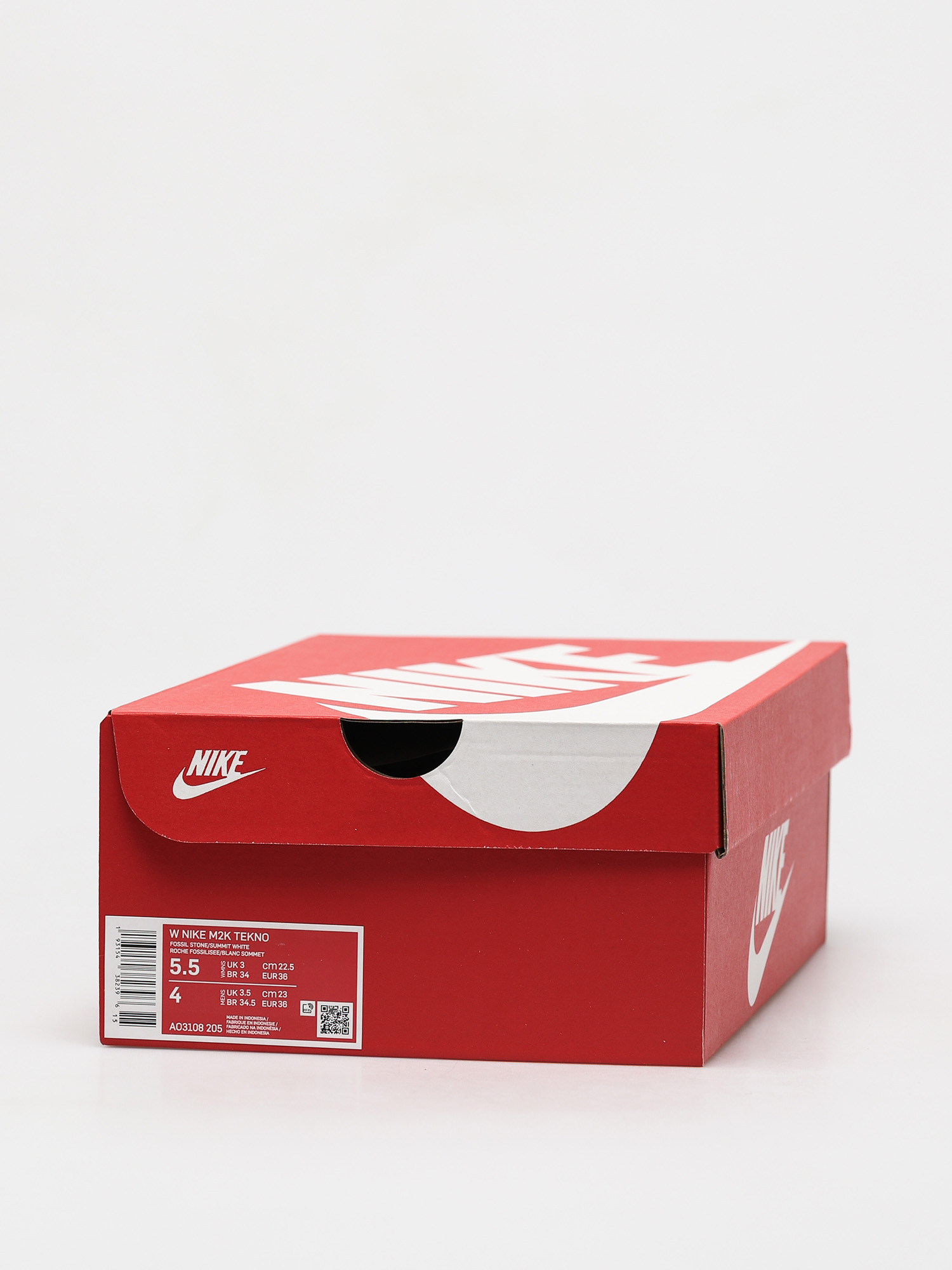 Buty Nike M2K Tekno Wmn (fossil stone/summit white track red)