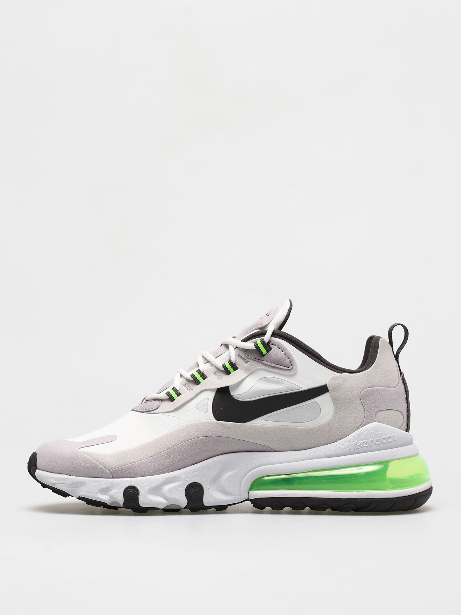 Buty Nike Air Max 270 React (summit white/electric green vast grey)