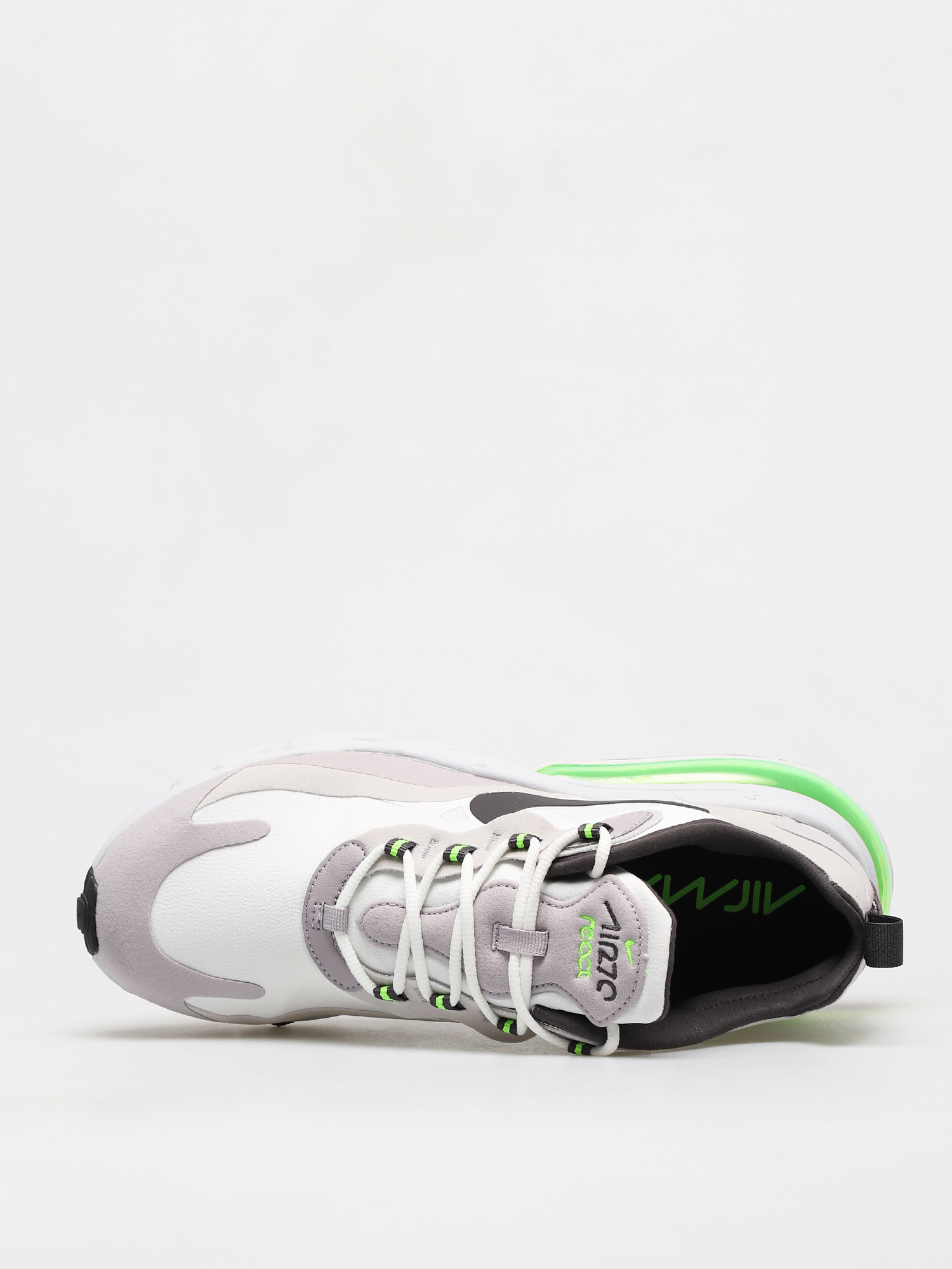 Buty Nike Air Max 270 React (summit white/electric green vast grey)