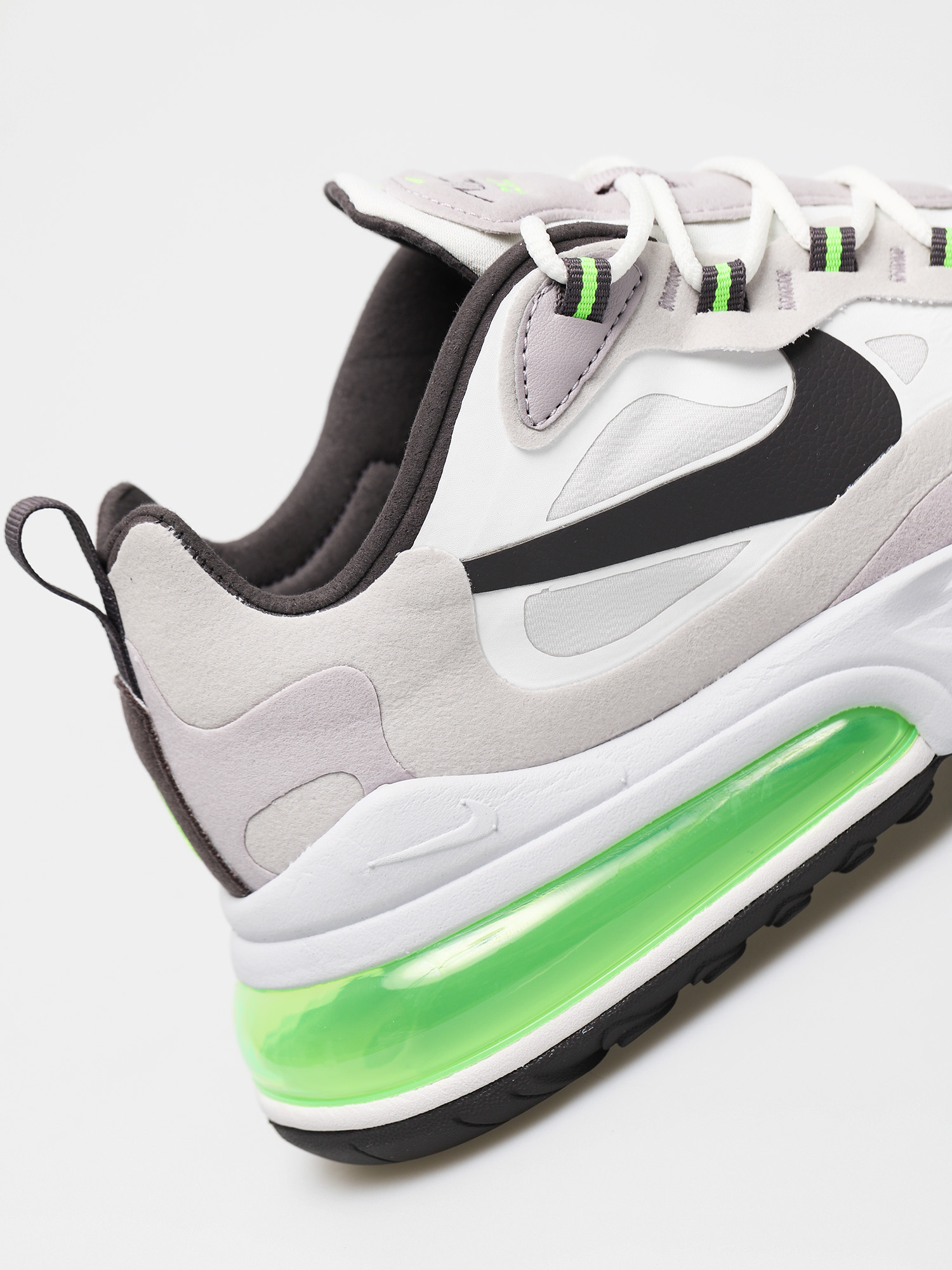 Buty Nike Air Max 270 React (summit white/electric green vast grey)