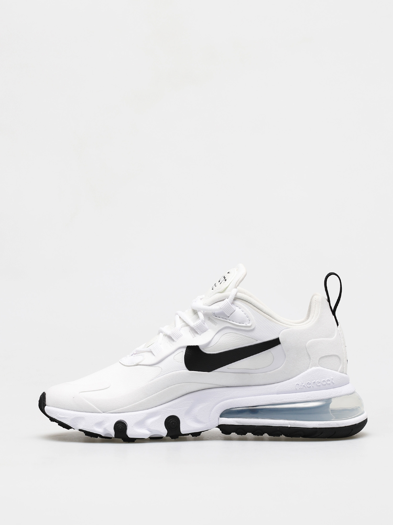 Buty Nike Air Max 270 React Wmn (white/black metallic silver)