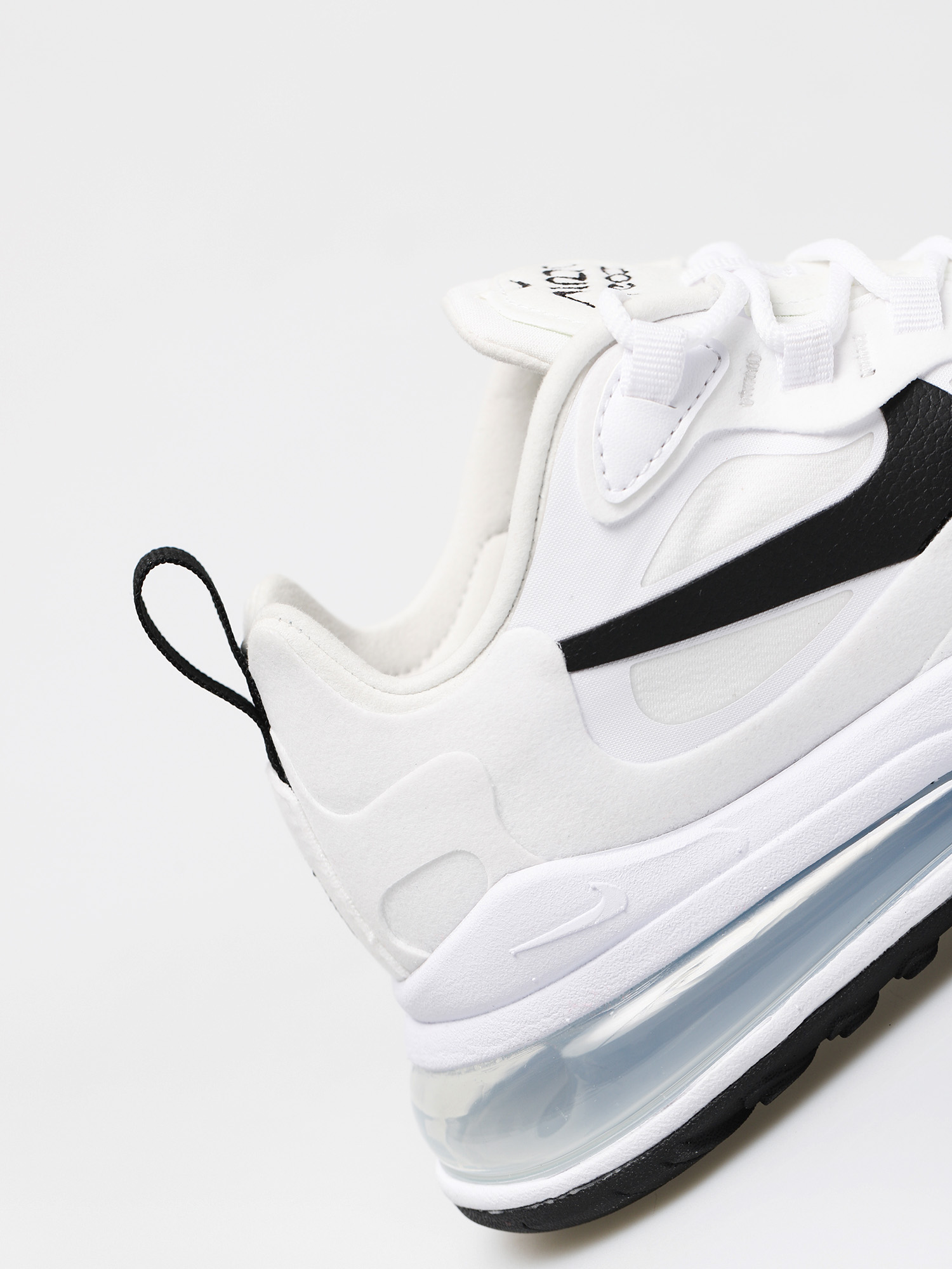 Buty Nike Air Max 270 React Wmn (white/black metallic silver)