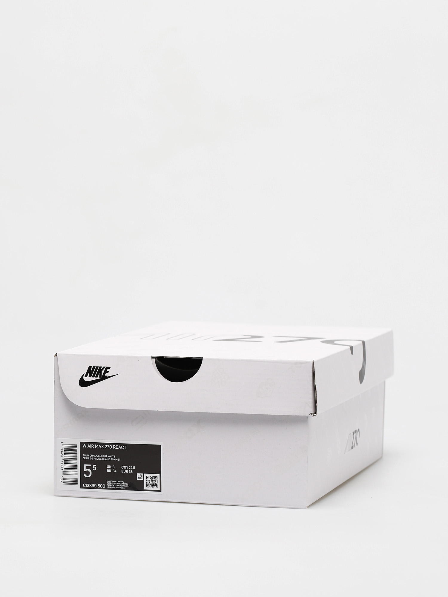 Buty Nike Air Max 270 React Wmn (plum chalk/summit white stone mauve)