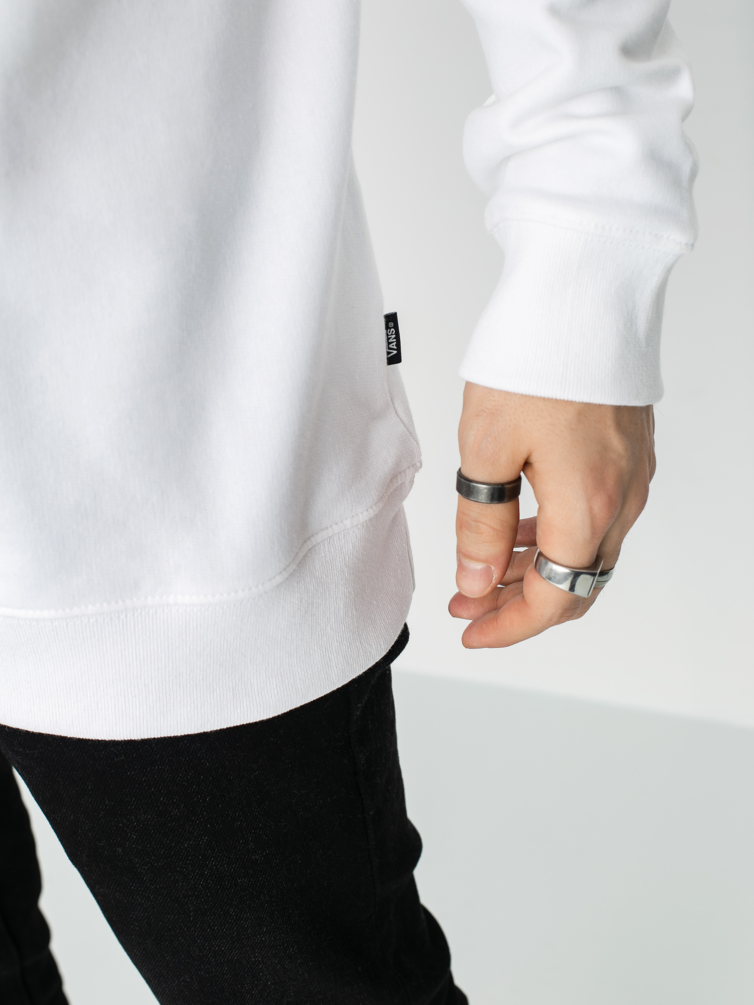 Bluza Vans Classic (white/racing red)