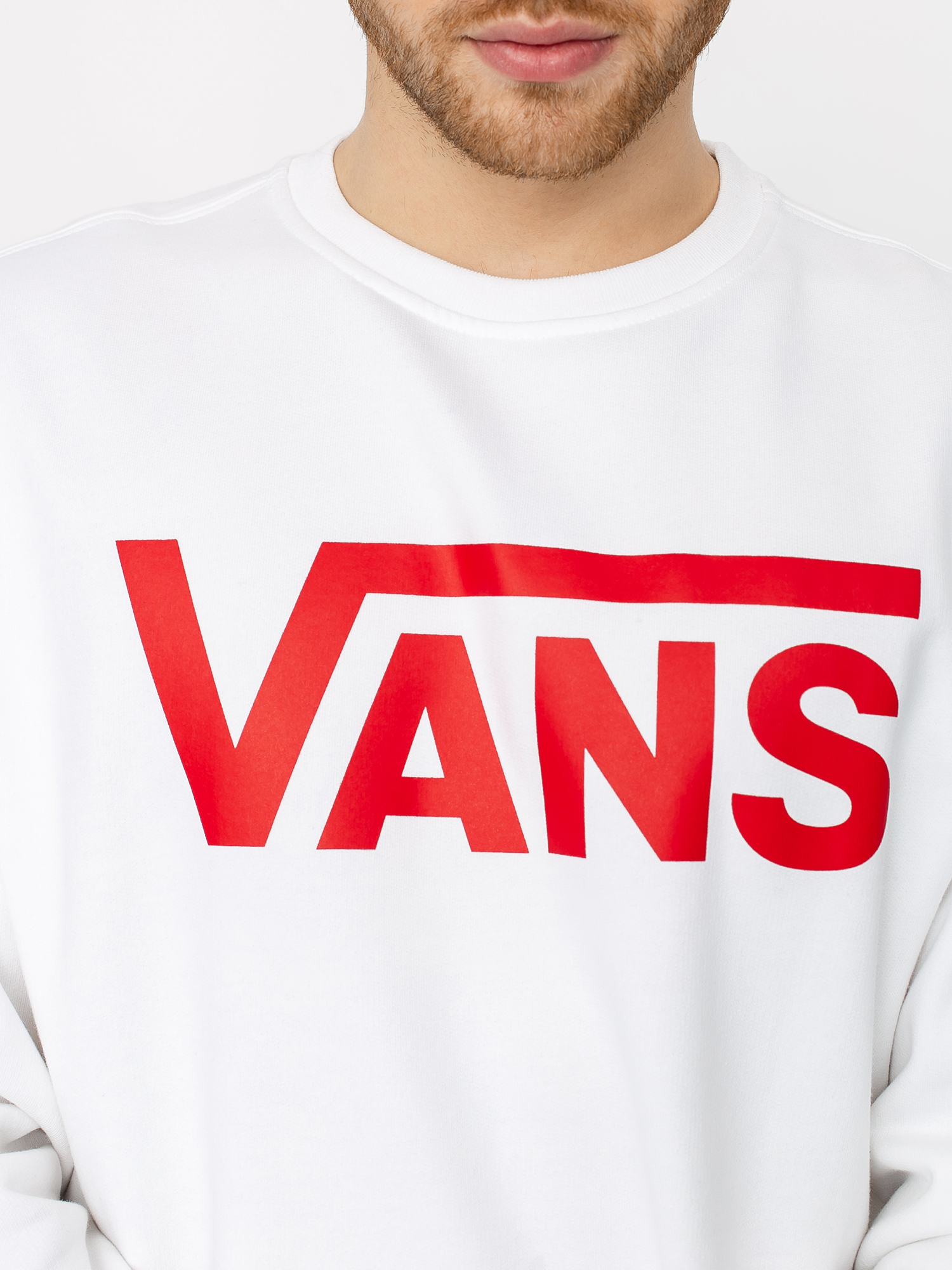 Bluza Vans Classic (white/racing red)