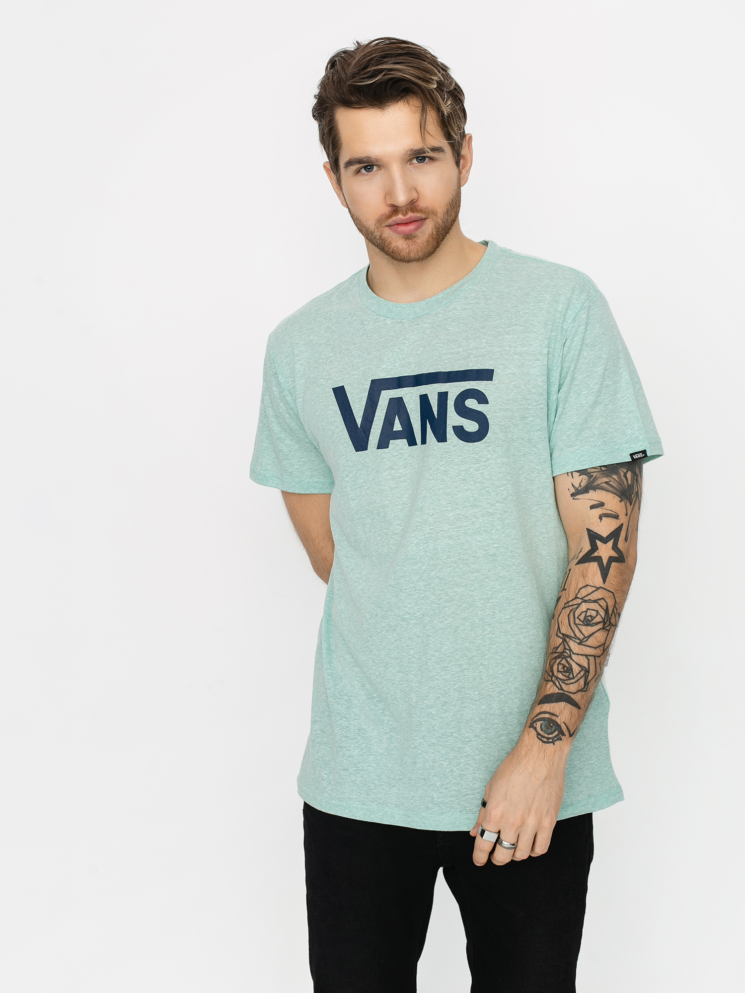 T-shirt Vans Classic (heather dusty jade green/drs bls)