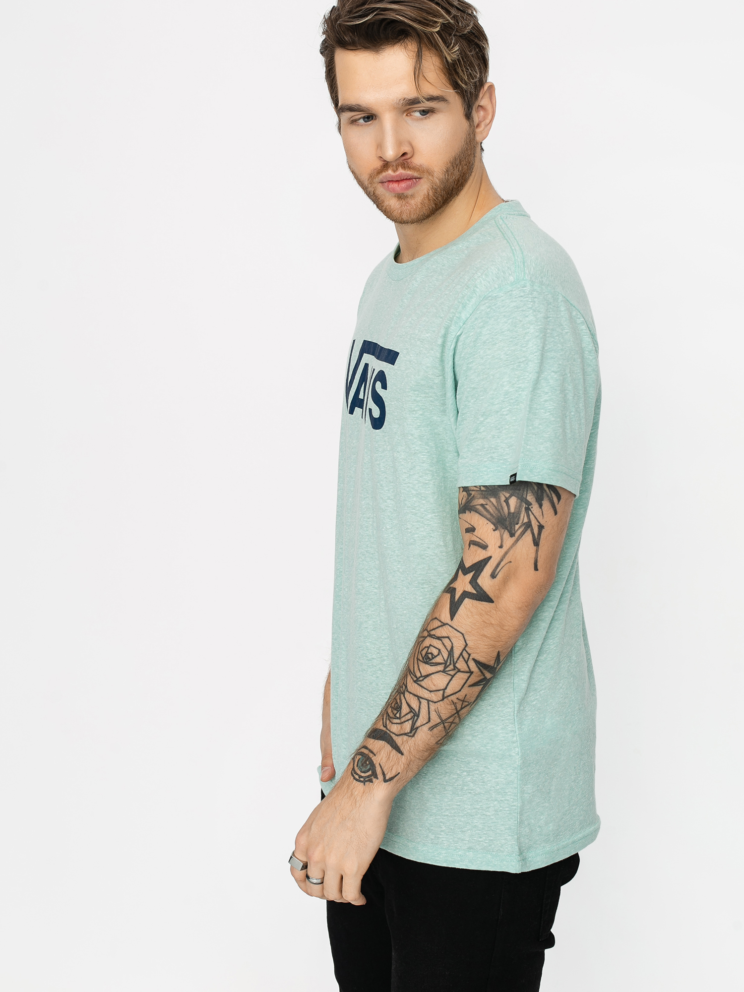 T-shirt Vans Classic (heather dusty jade green/drs bls)