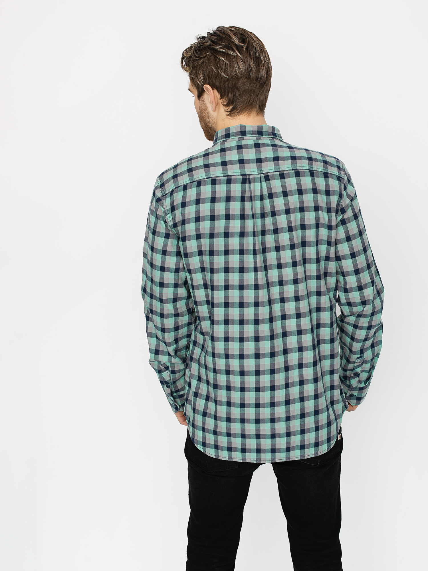 Koszula Vans Alameda II (dusty jade green/frost grey)