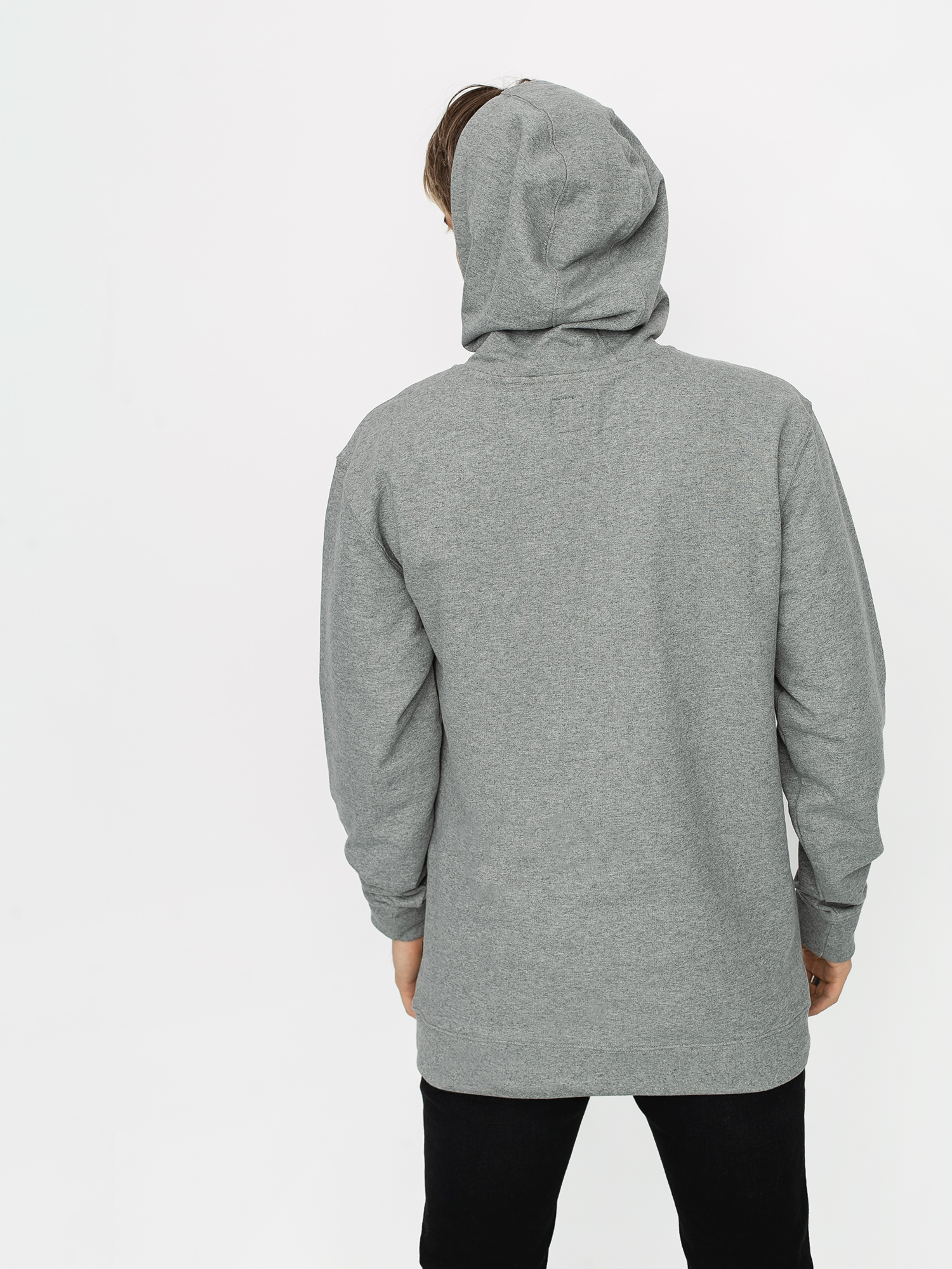 Bluza z kapturem Vans Og Checker HD (cement heather)