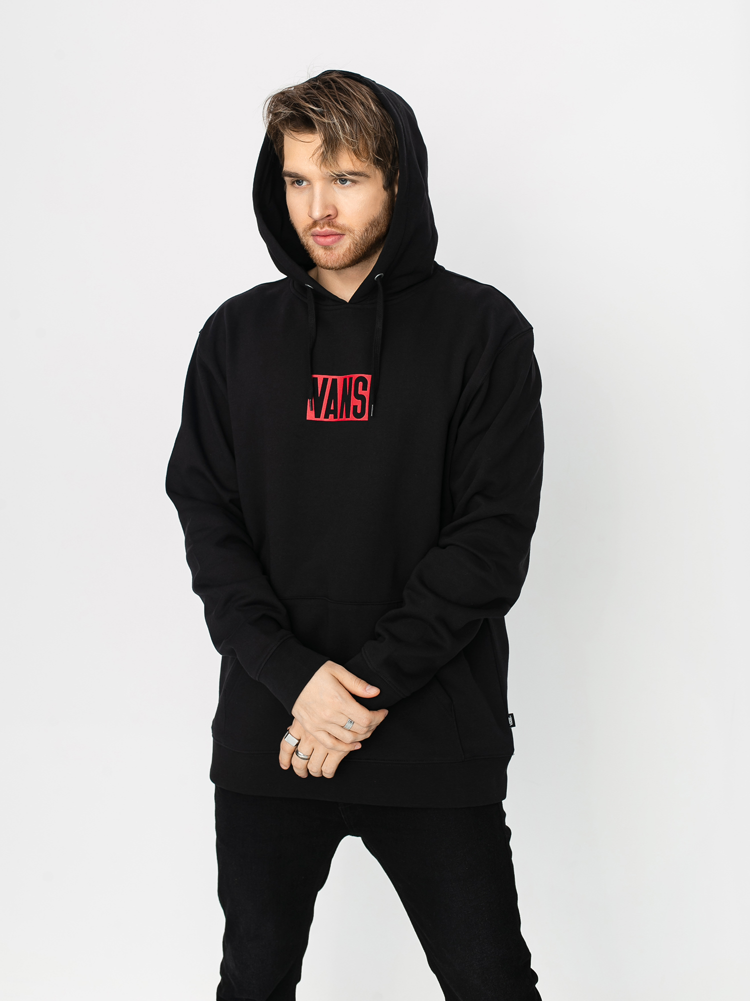 Bluza z kapturem Vans New Stax HD (black)