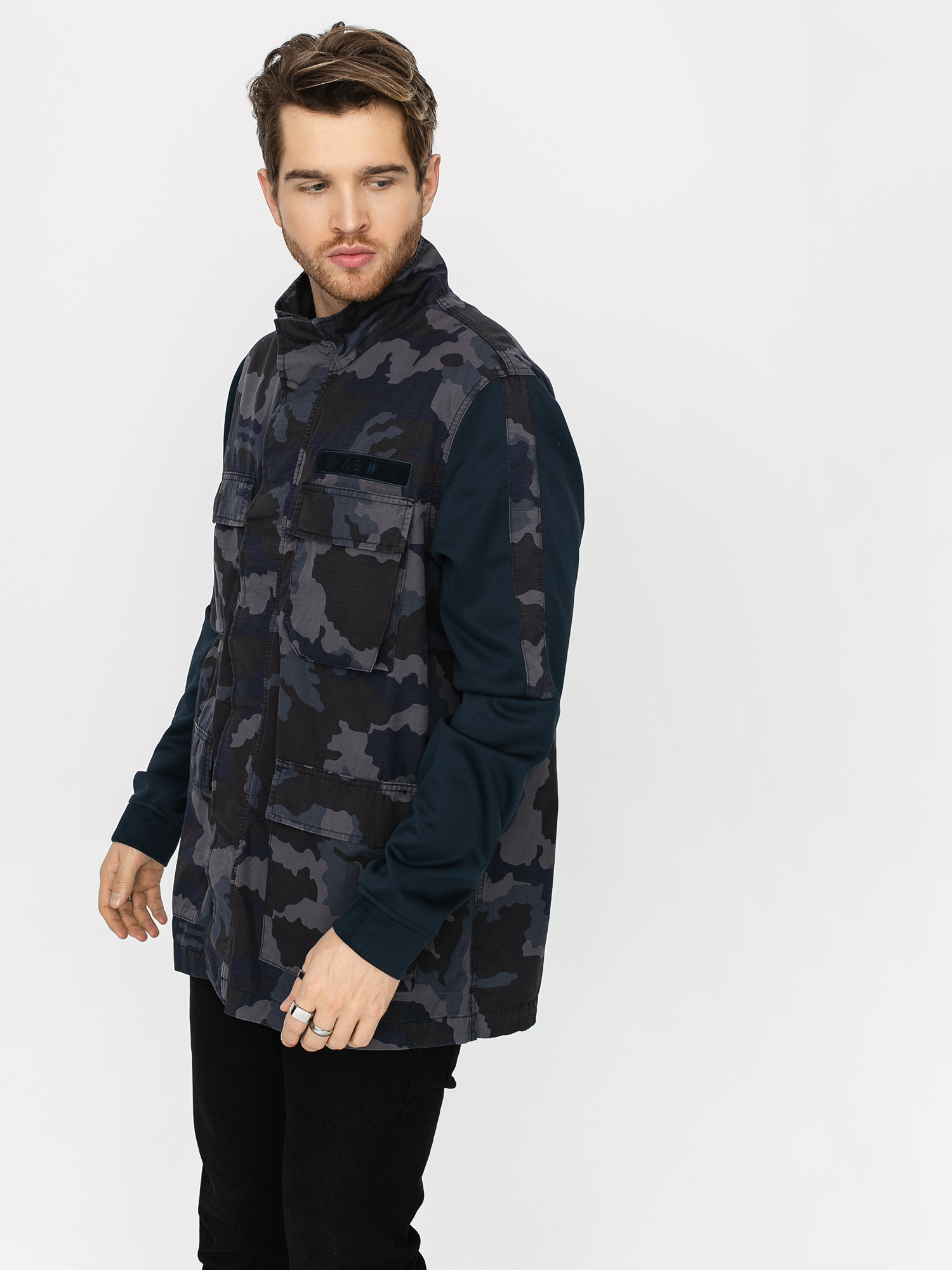 Kurtka Nike Sportswear (dark obsidian/dark obsidian)