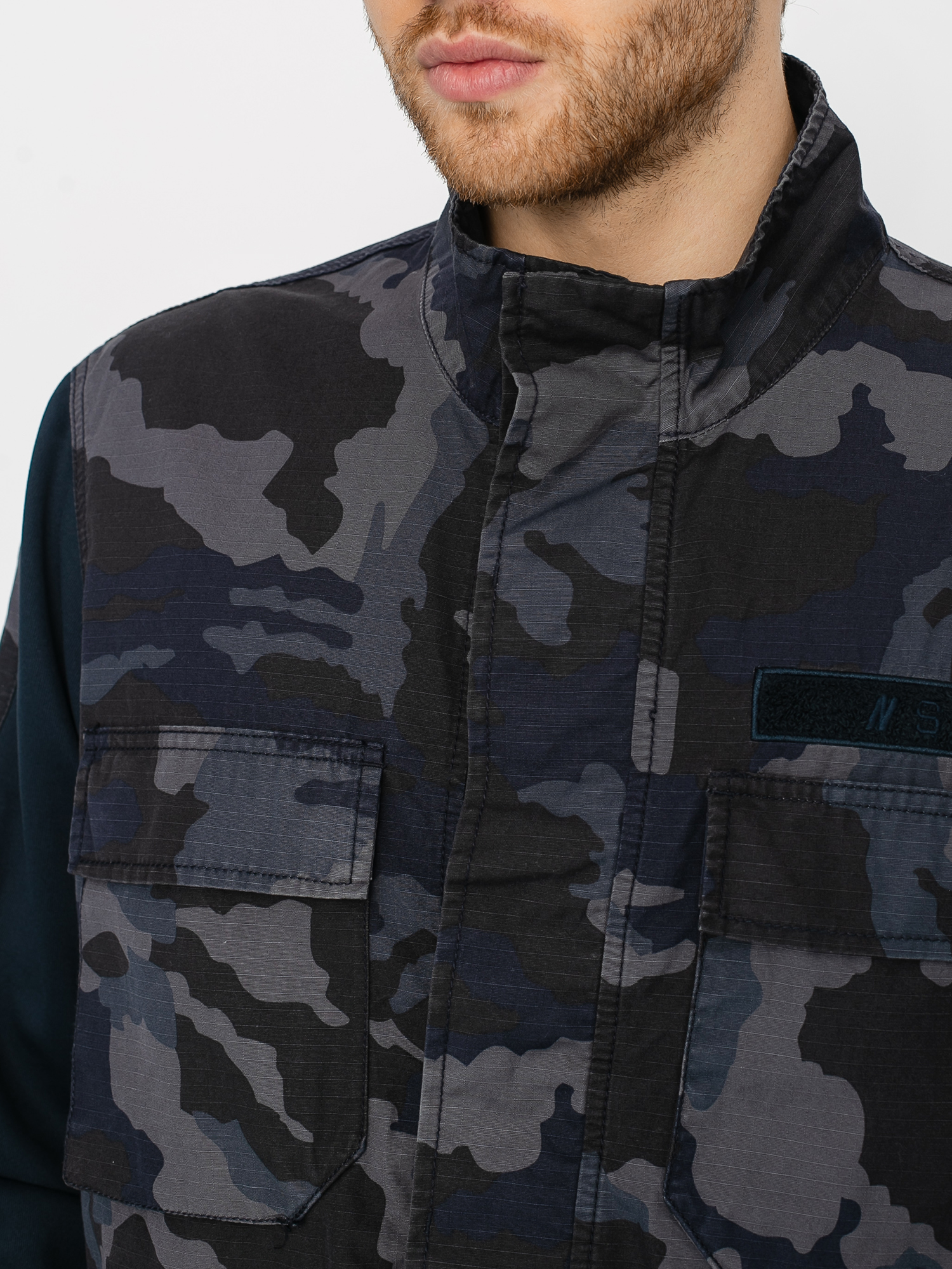 Kurtka Nike Sportswear (dark obsidian/dark obsidian)