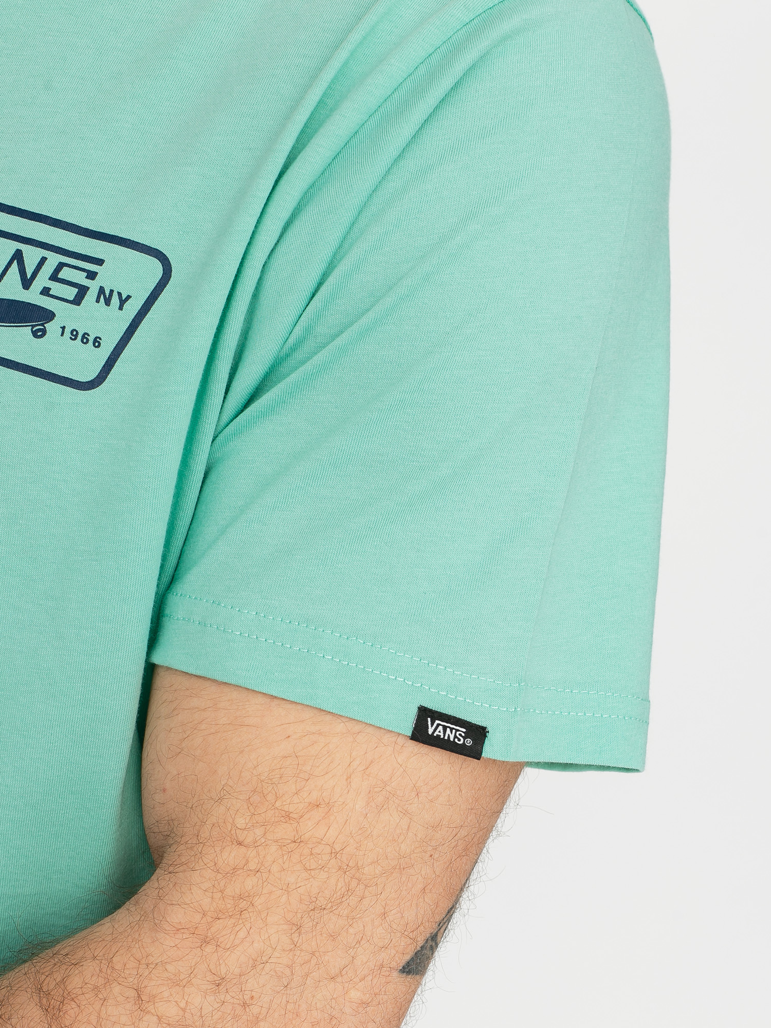 T-shirt Vans Full Patch Back (dusty jade green/drs bls)
