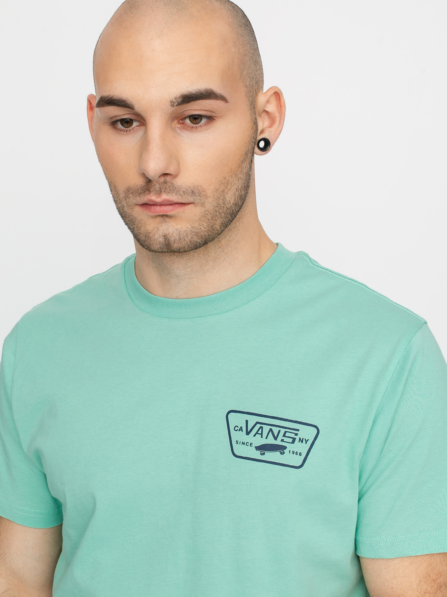 T-shirt Vans Full Patch Back (dusty jade green/drs bls)