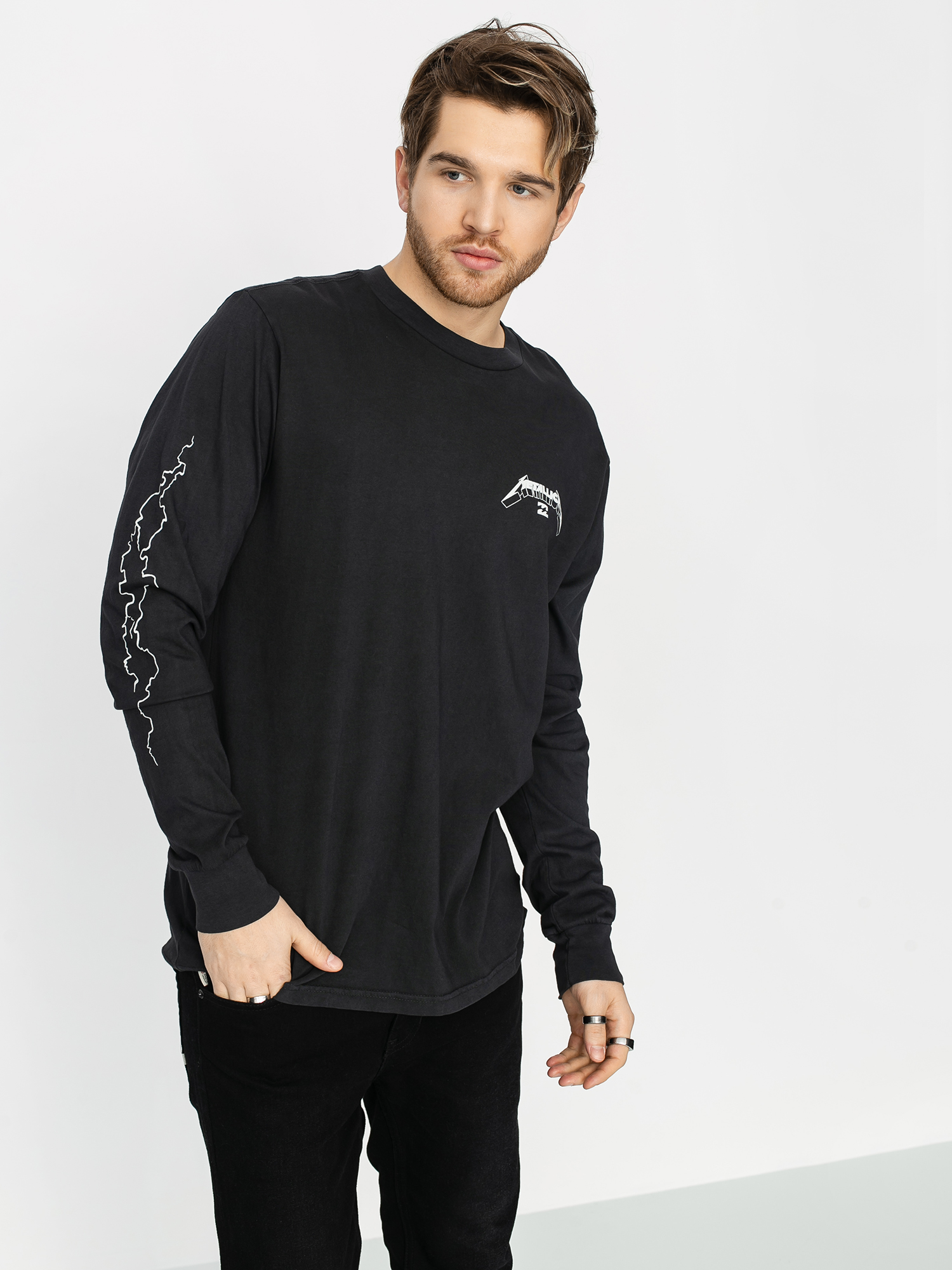 Longsleeve Billabong Ride The Lightning (black)