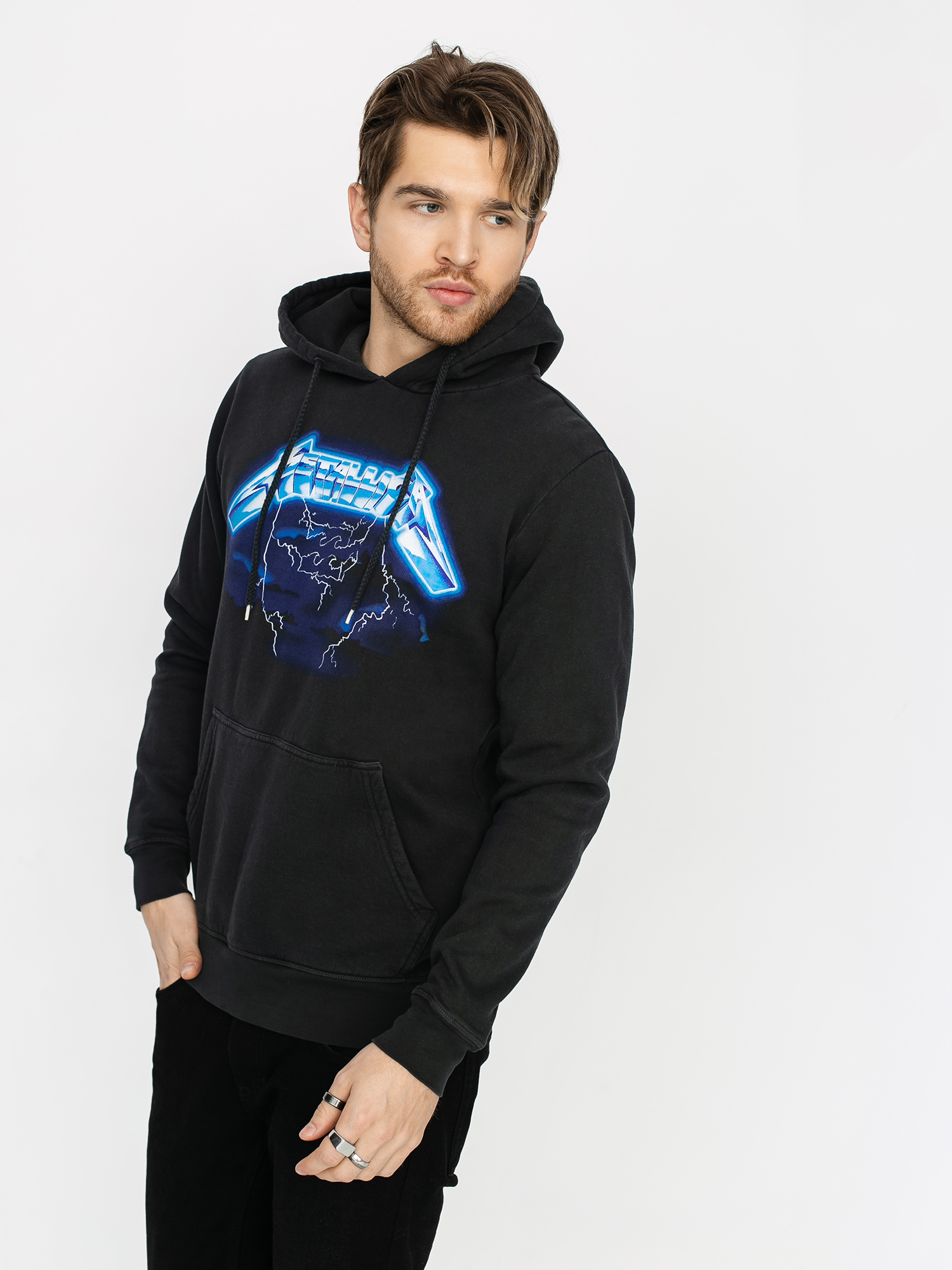 Bluza z kapturem Billabong Ride The Lightning HD (black)