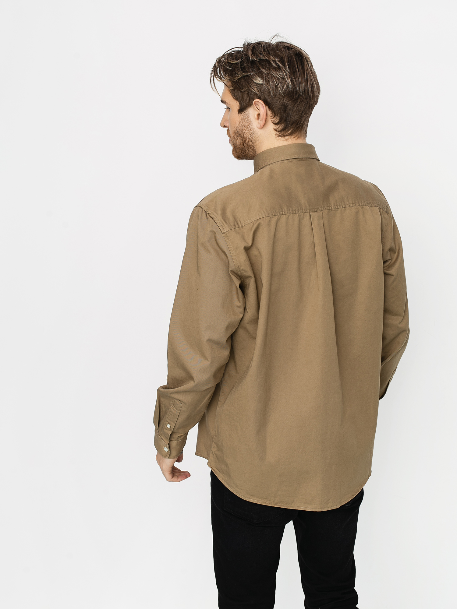 Koszula Carhartt WIP Madison (leather/dark navy)