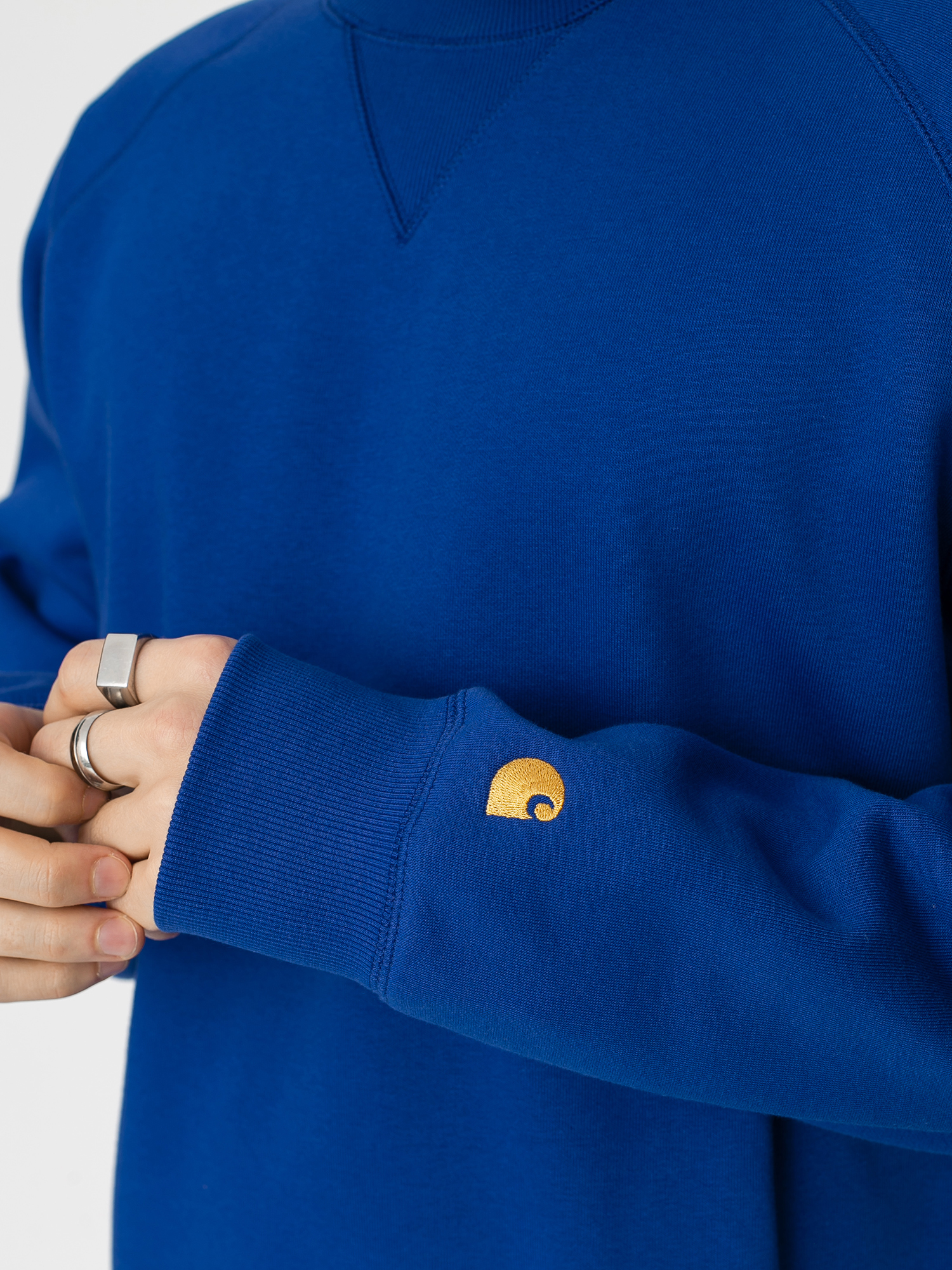 Bluza Carhartt WIP Chase (submarine/gold)