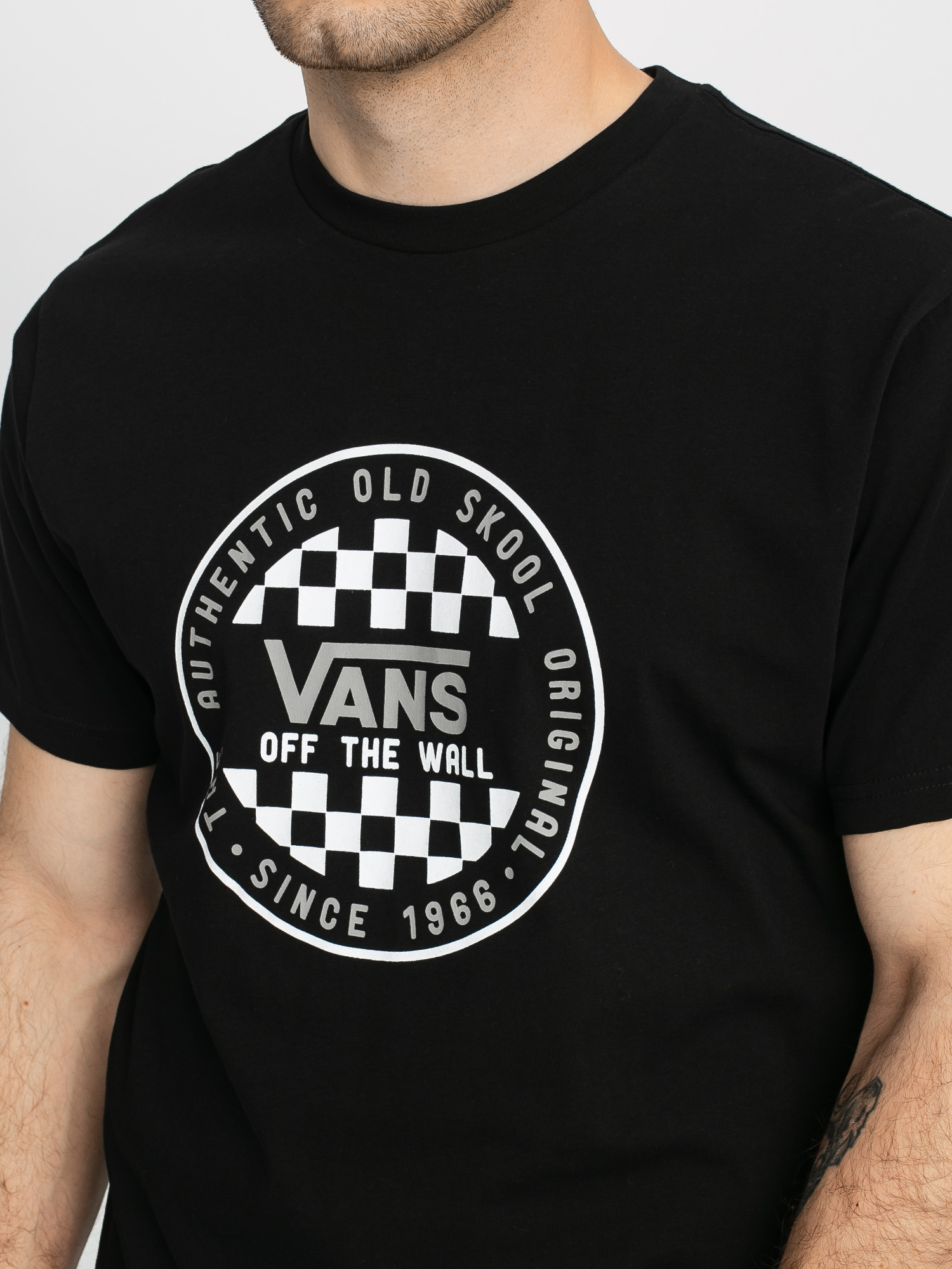 Tshirt Vans Og Checker (black)