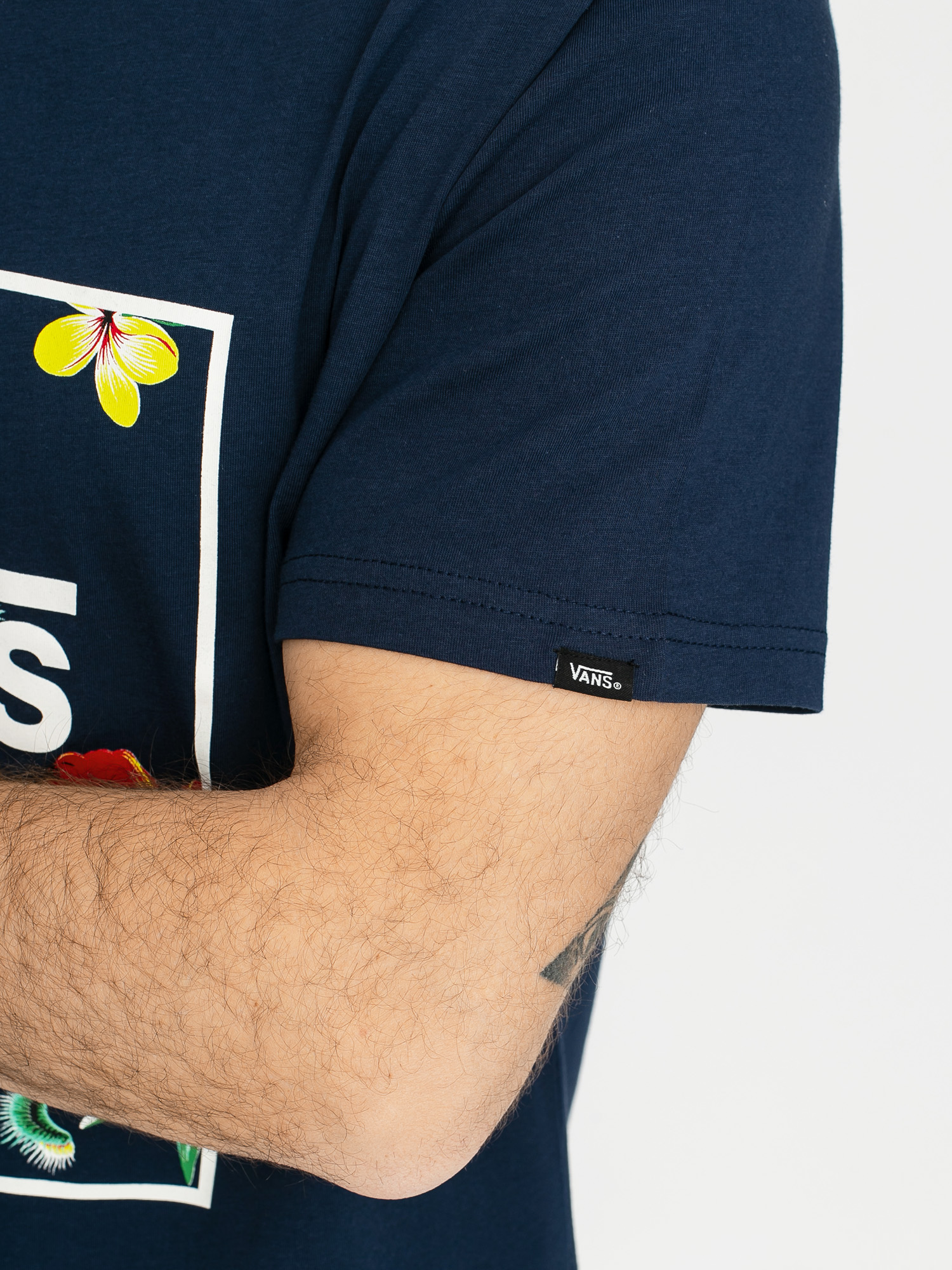 T-shirt Vans Print Box (dress blues/trap floral)