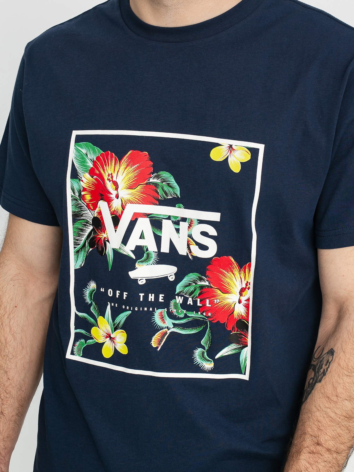 T-shirt Vans Print Box (dress blues/trap floral)